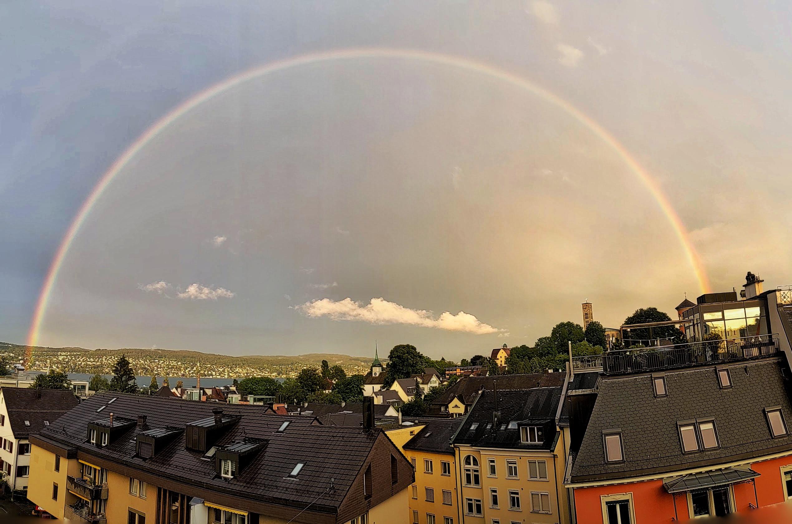 Another view of today's Rainbow r/zurich