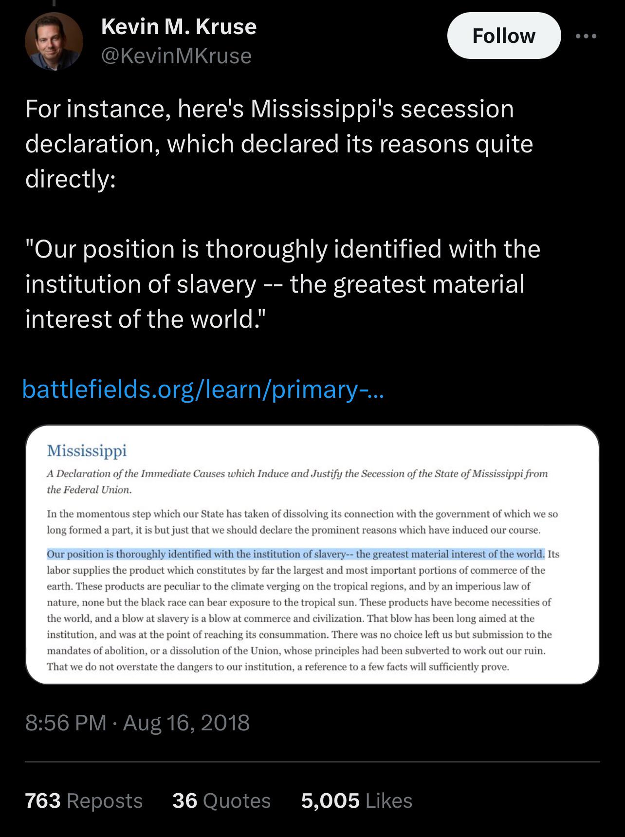 Republicans the civil war was about state rights not slavery