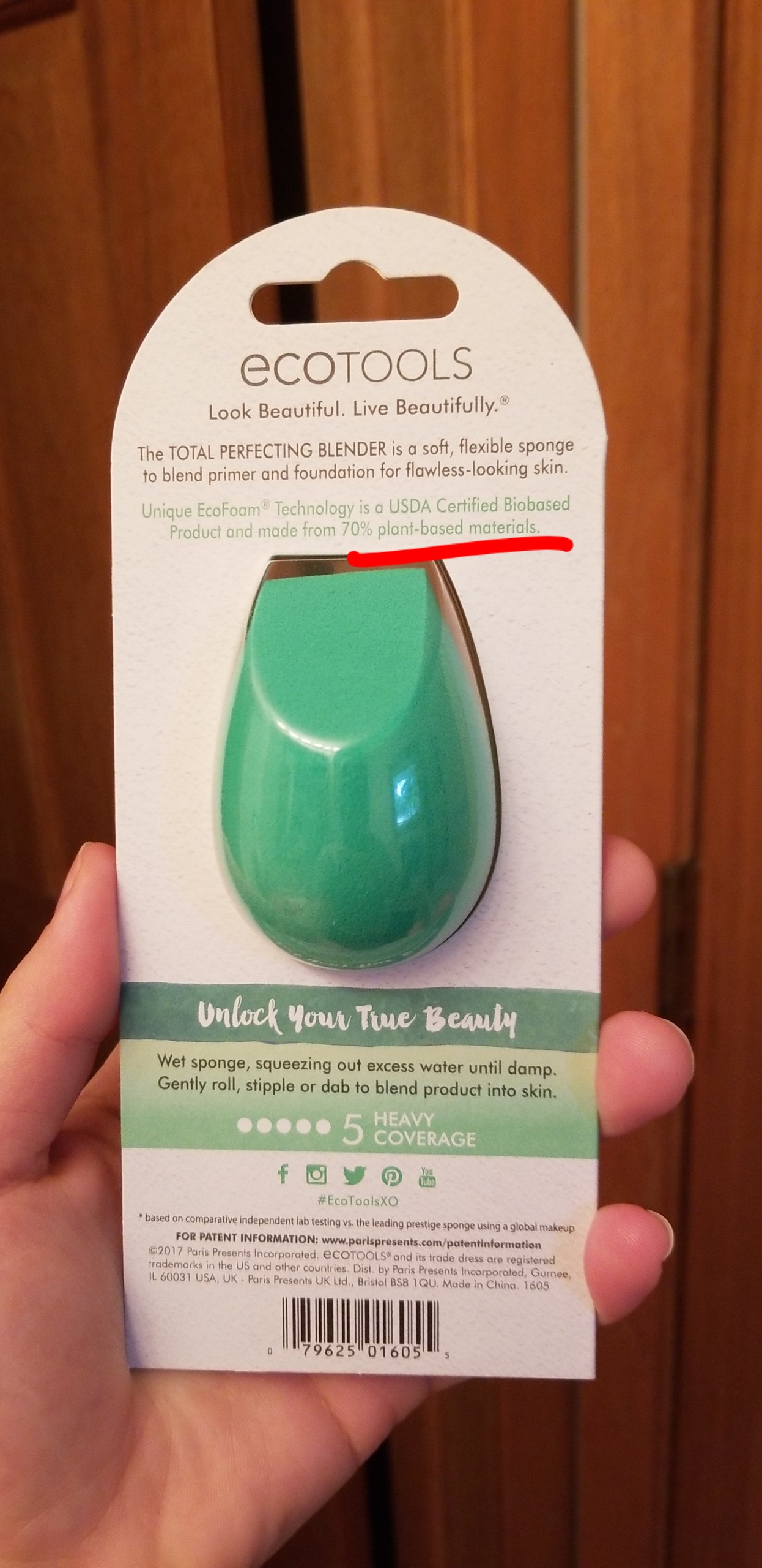 Let's package this recycled material blender in plastic! r