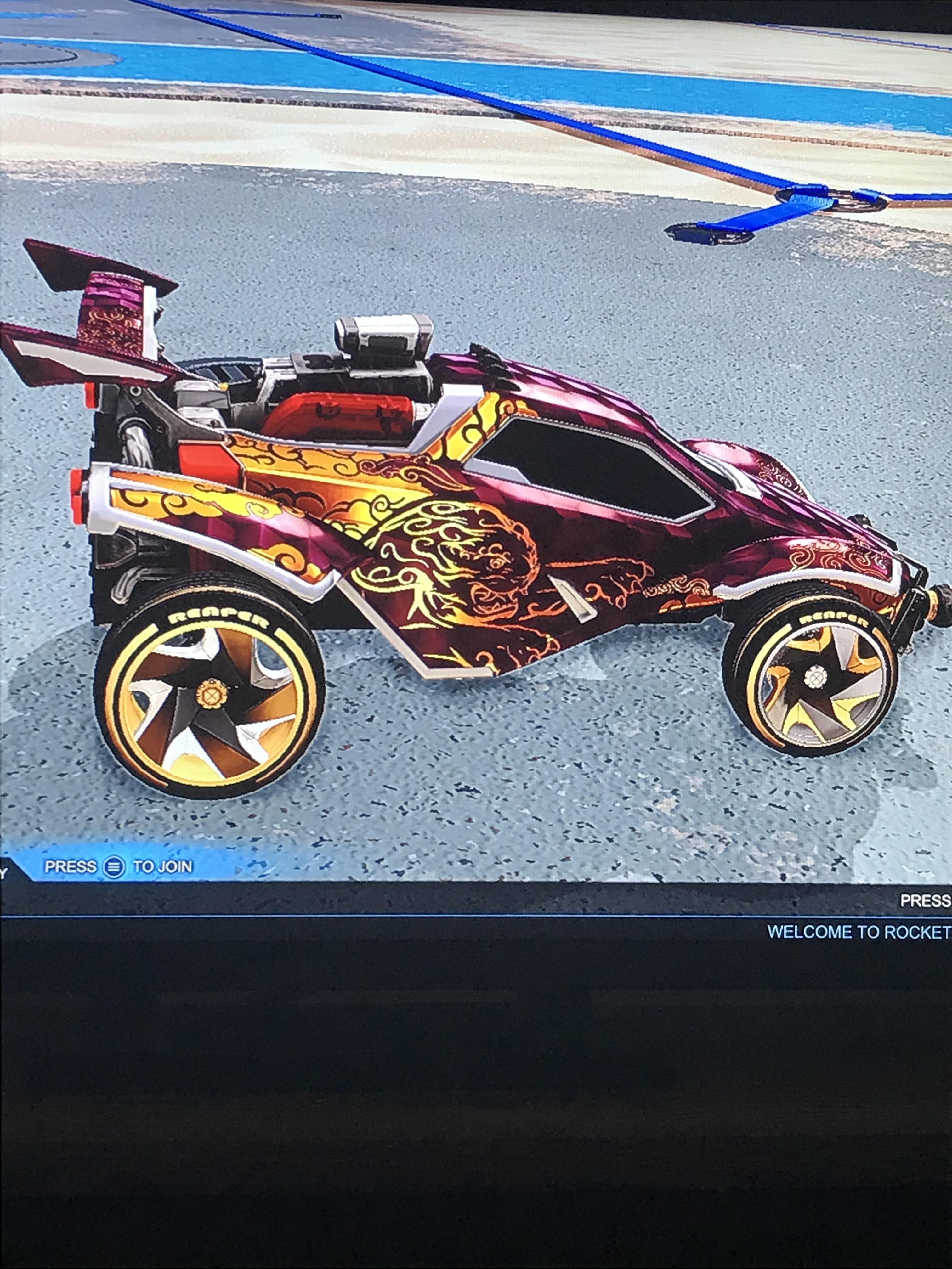 My take on the reaper wheels r/RocketLeague