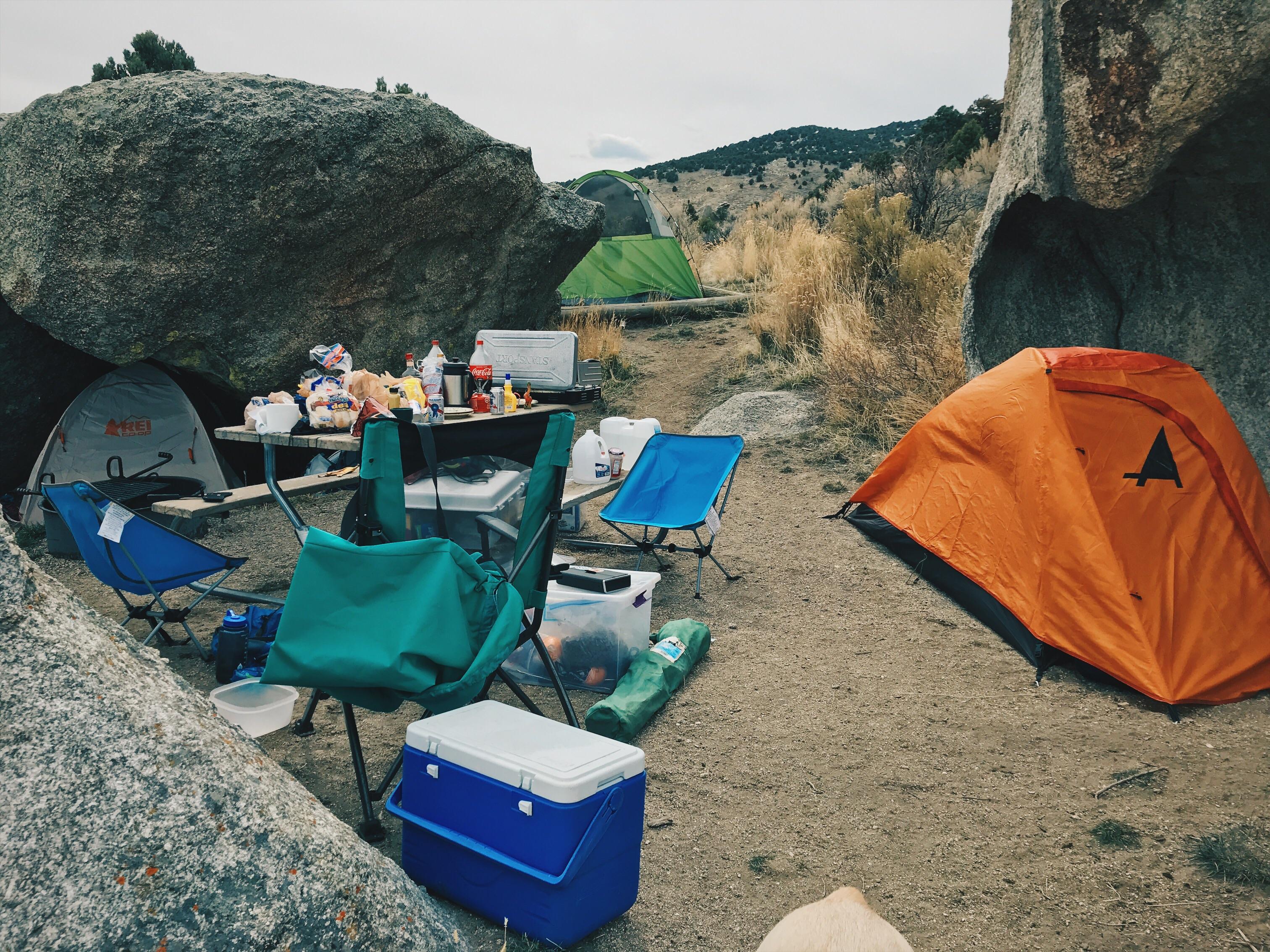First camping trip of the year City of Rocks, Idaho r/camping