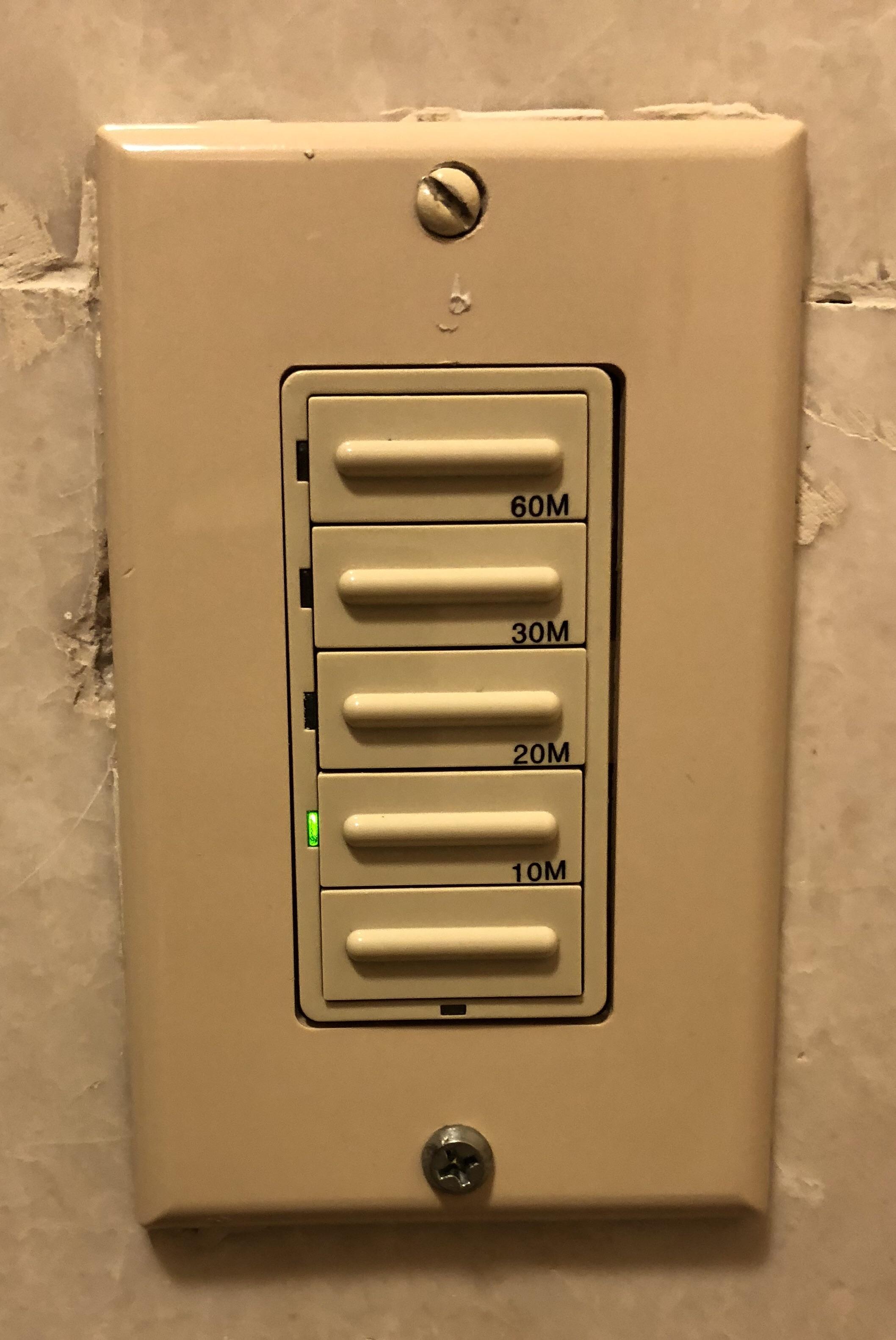 This light “switch” in my towns library’s bathroom lets you choose for