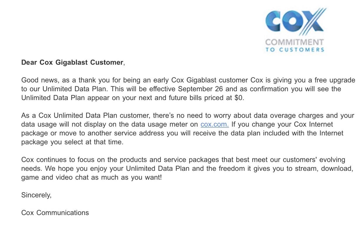Since when did Cox care about their customers? r/pcmasterrace