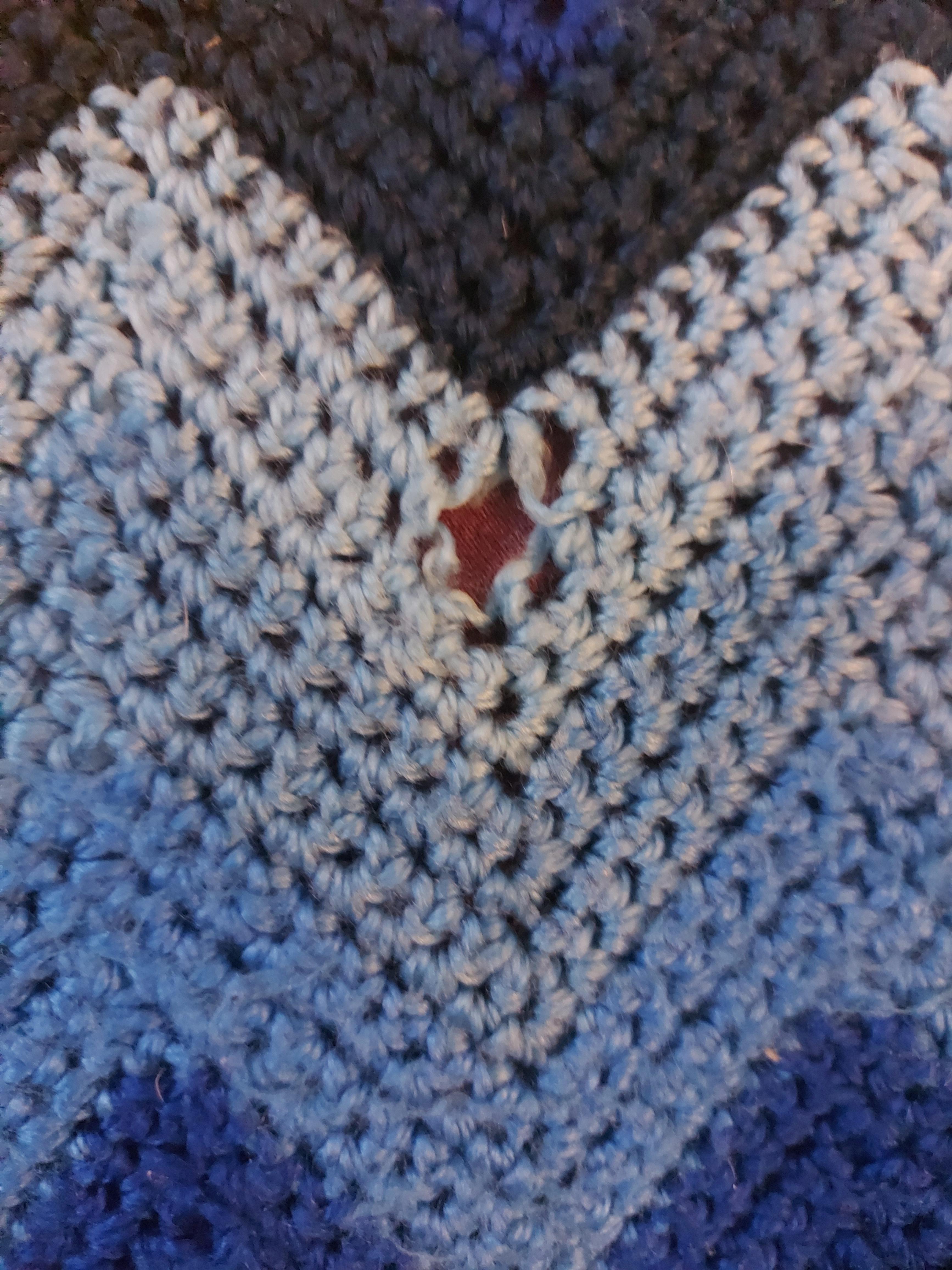 This afghan was made by my grandmother who passed away in February. I