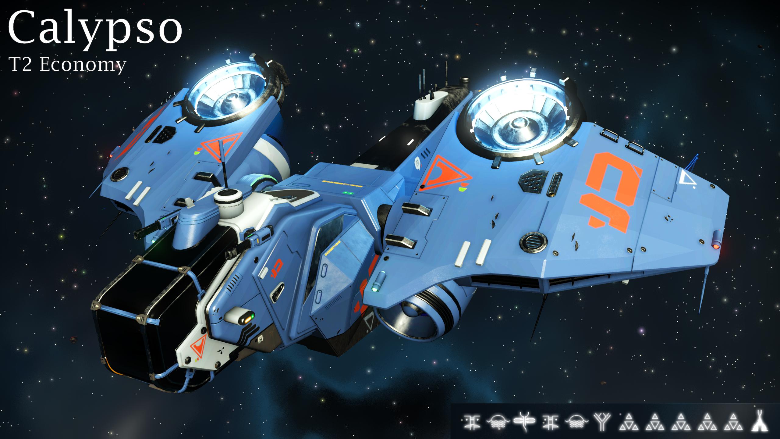 Blue / White KatuoLX Ionarch Tilted Thrust FanWing Hauler Calypso