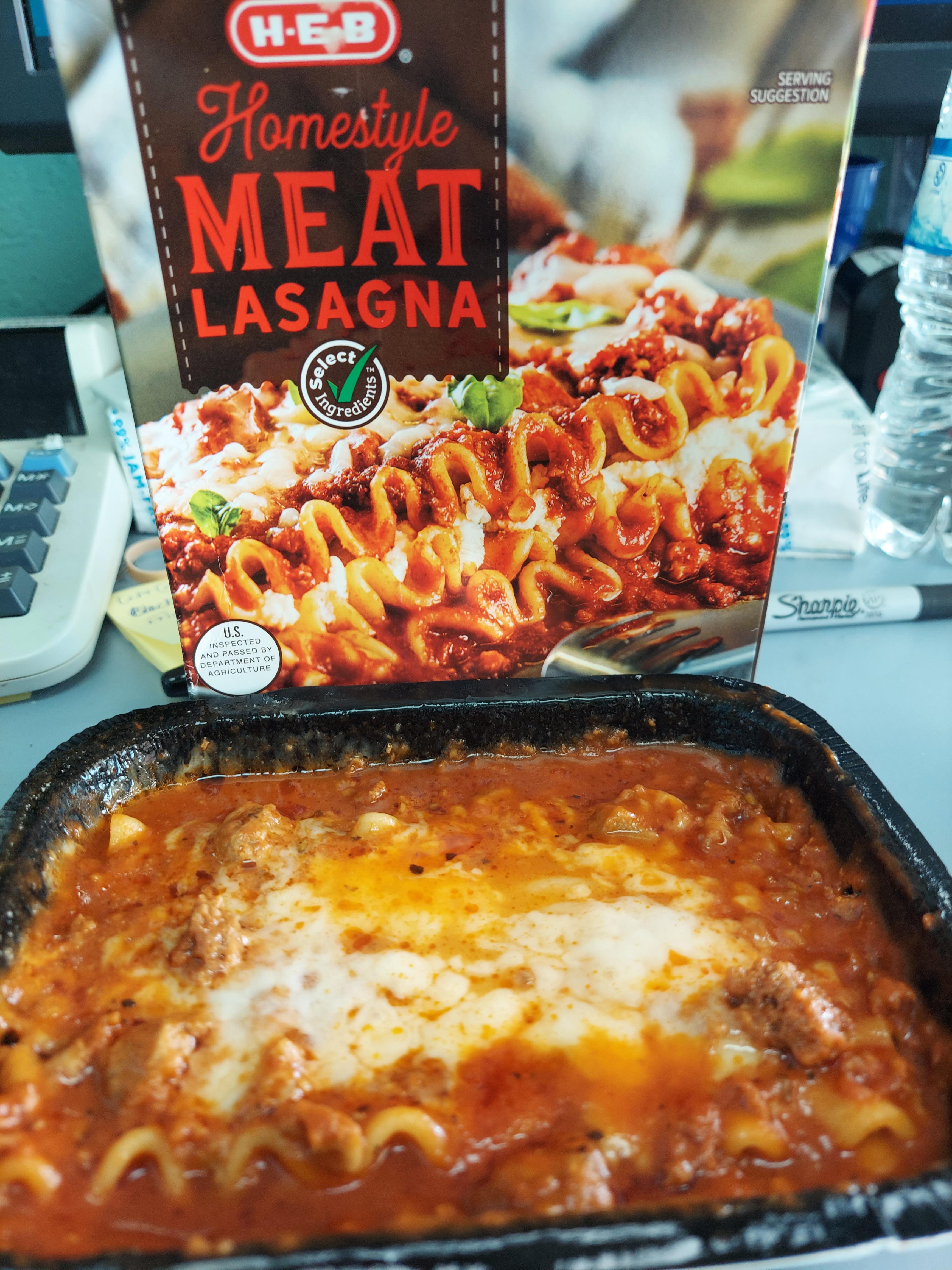 HEB Homestyle Meat Lasagna r/frozendinners