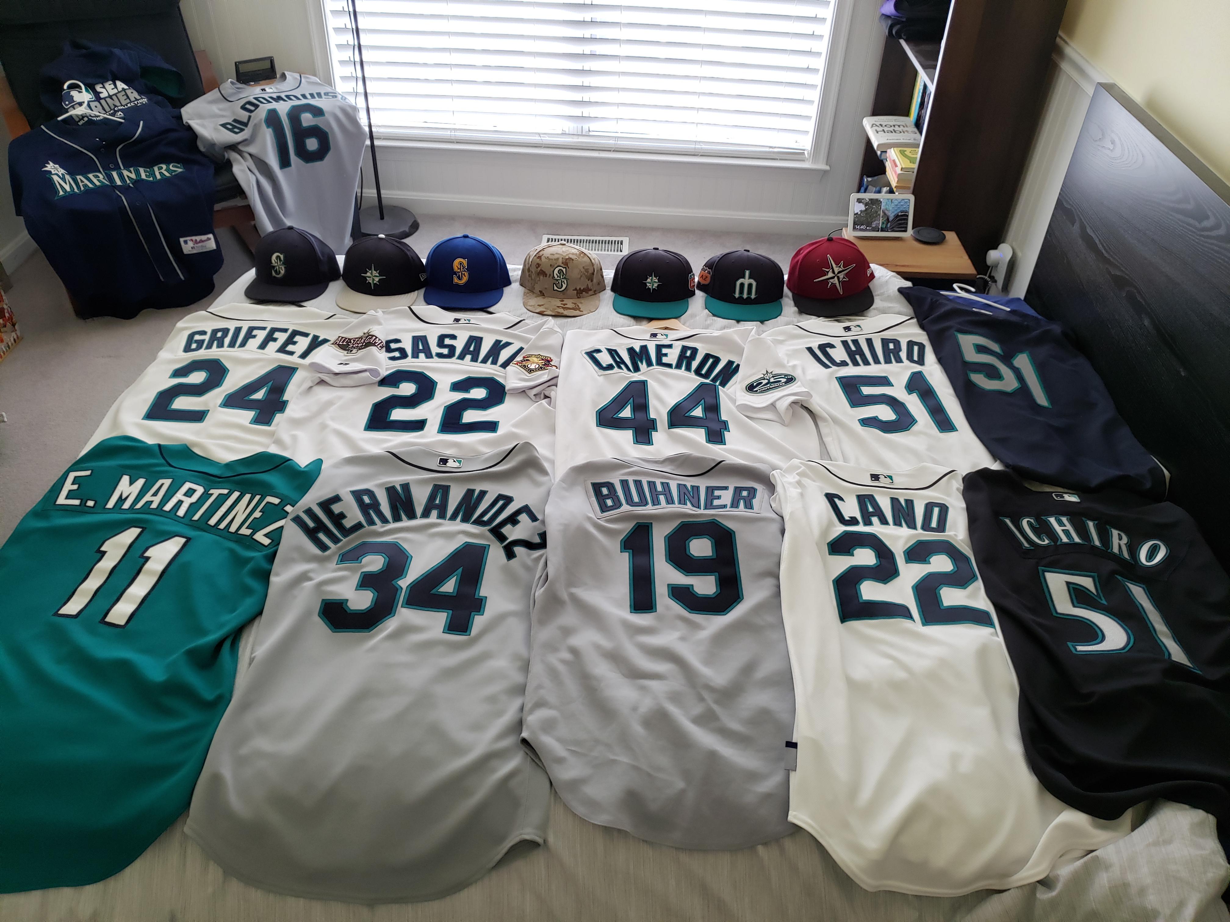 My Mariners authentic jerseys and fitted caps r/Mariners