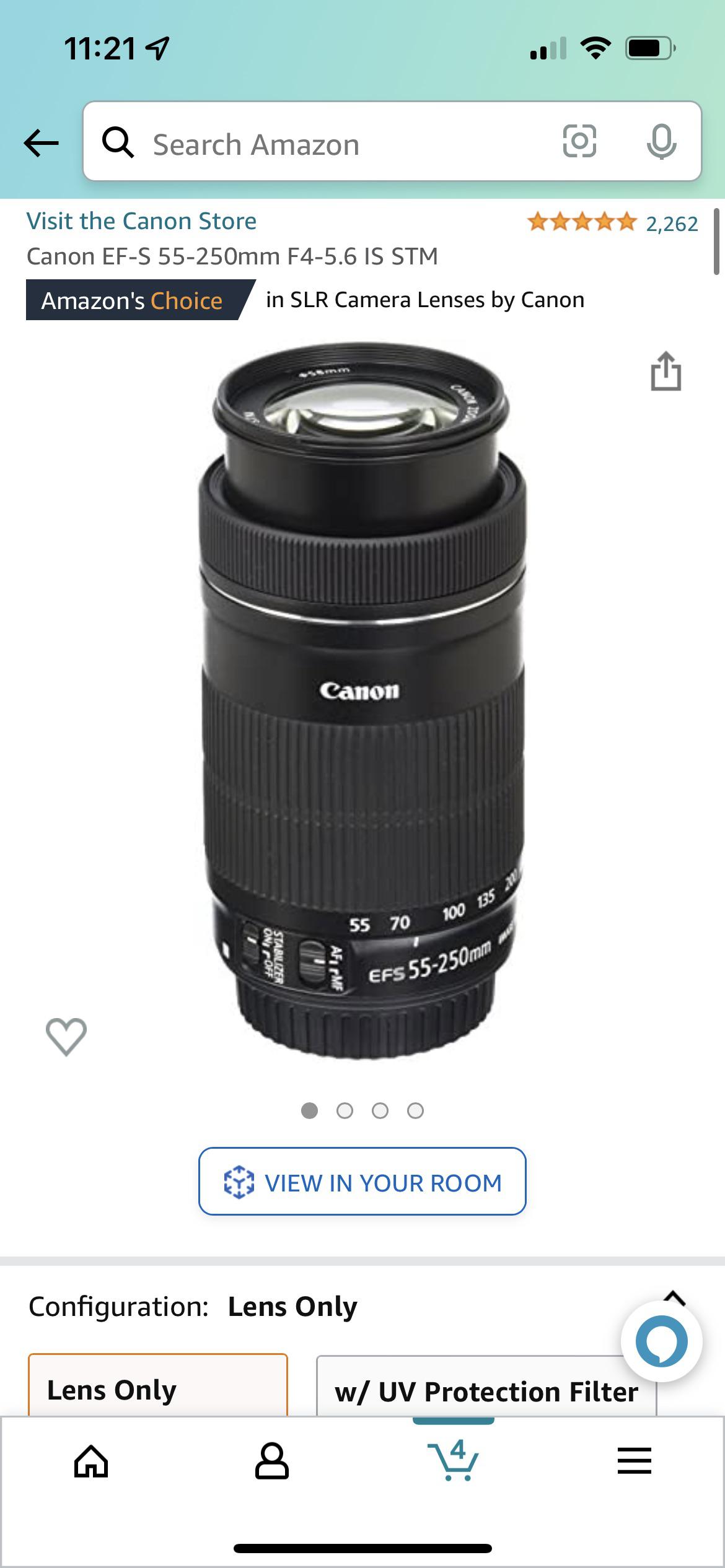 What lens adapter would I use for this? I have a Canon eos m50 (not