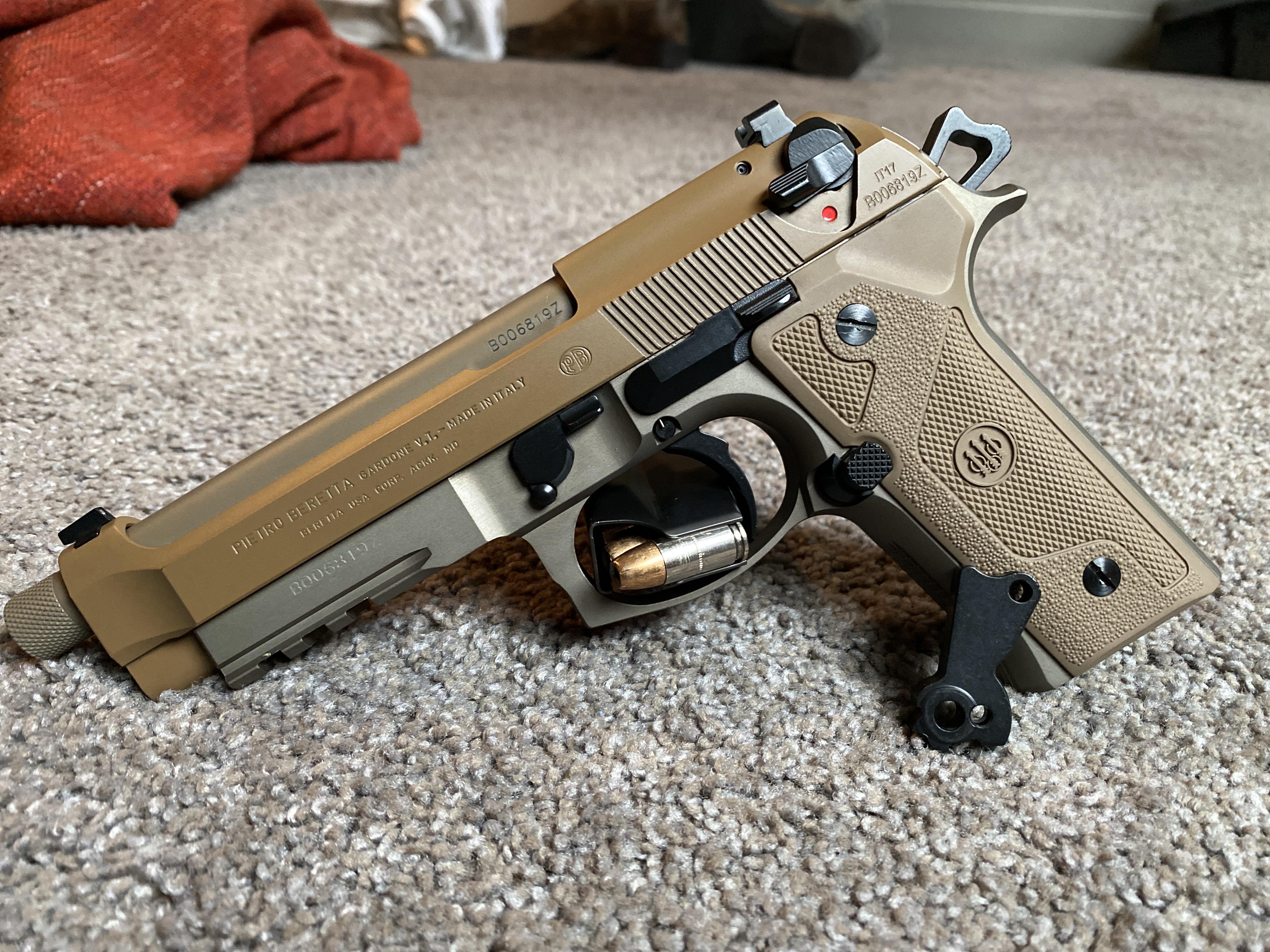 First upgrade to my M9A3 looks much better! Just waiting on my grips