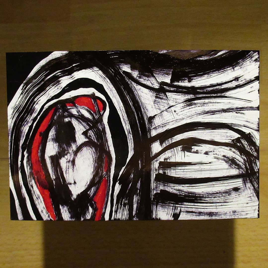 Pen and paint on photo paper r/pics