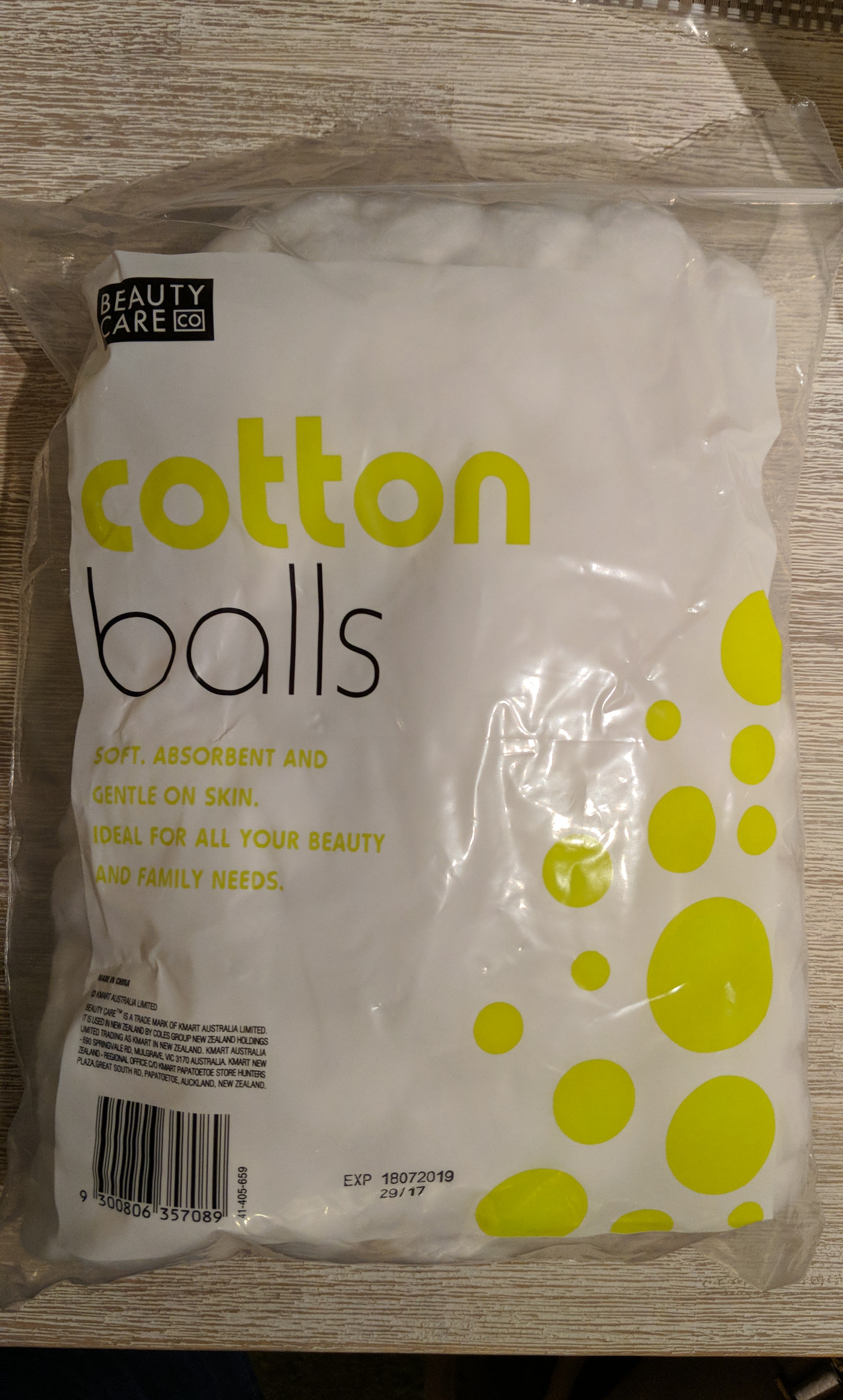 These cotton balls have an expiry date r/mildlyinteresting