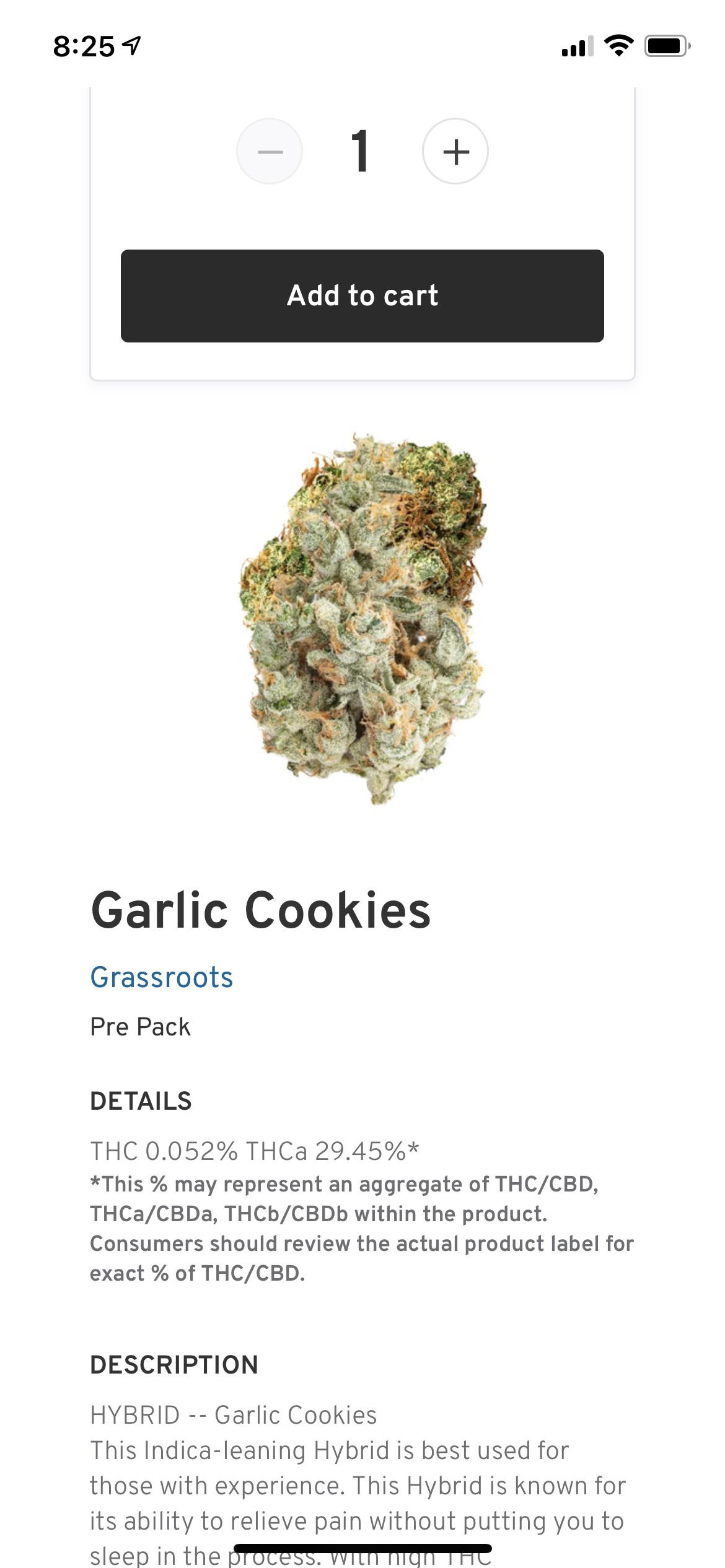 What does prepack mean r/PaMedicalMarijuana