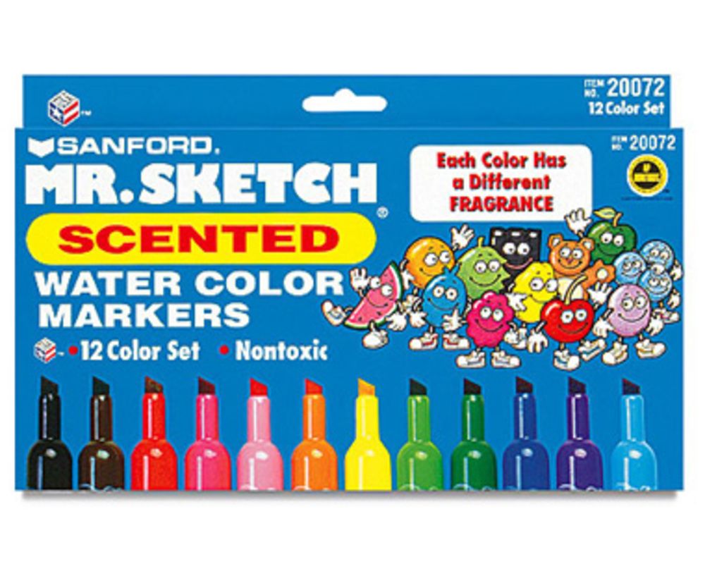 Does anyone else remember sniffing the Mr.Sketch markers? Always ended