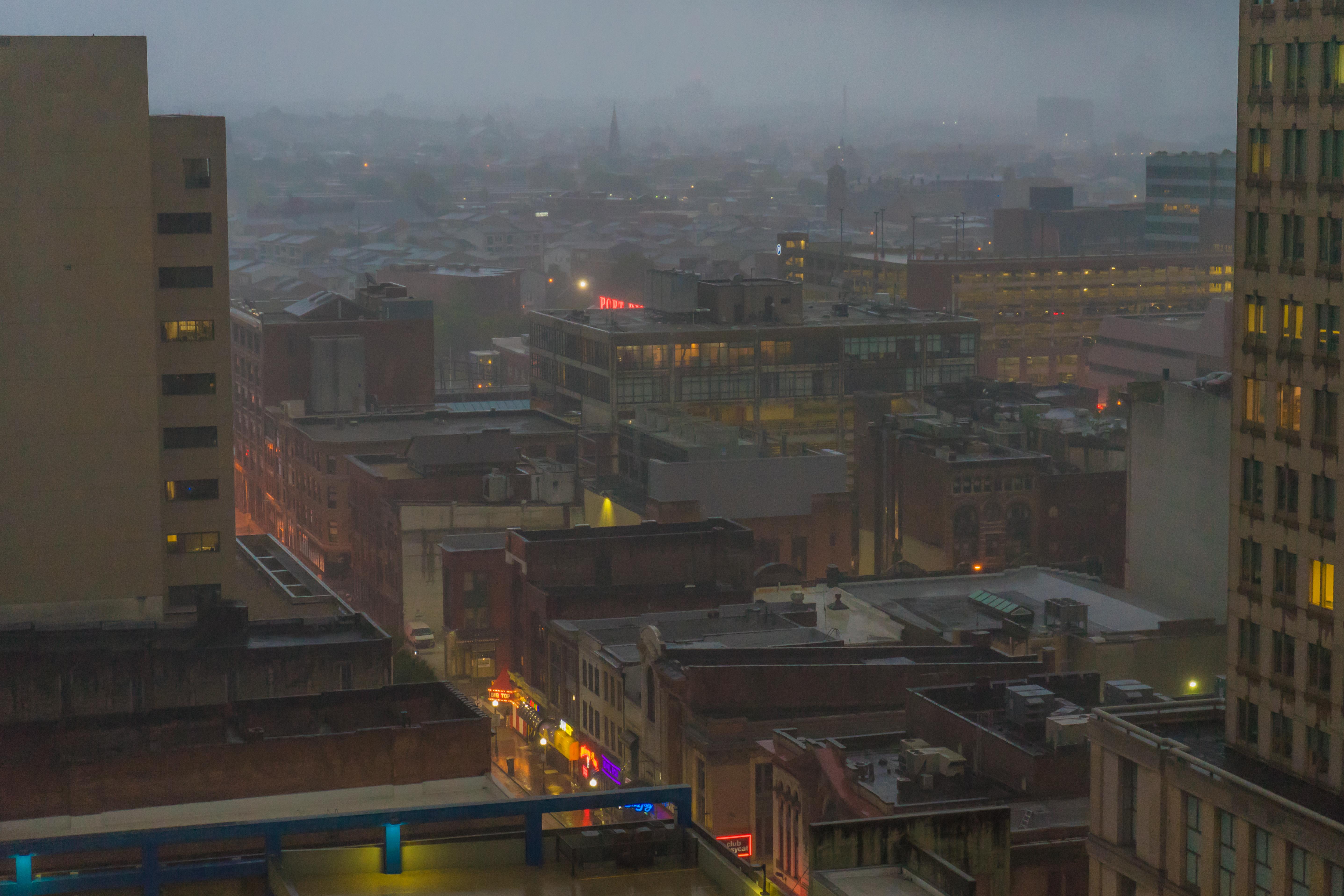 Baltimore in the rain r/baltimore