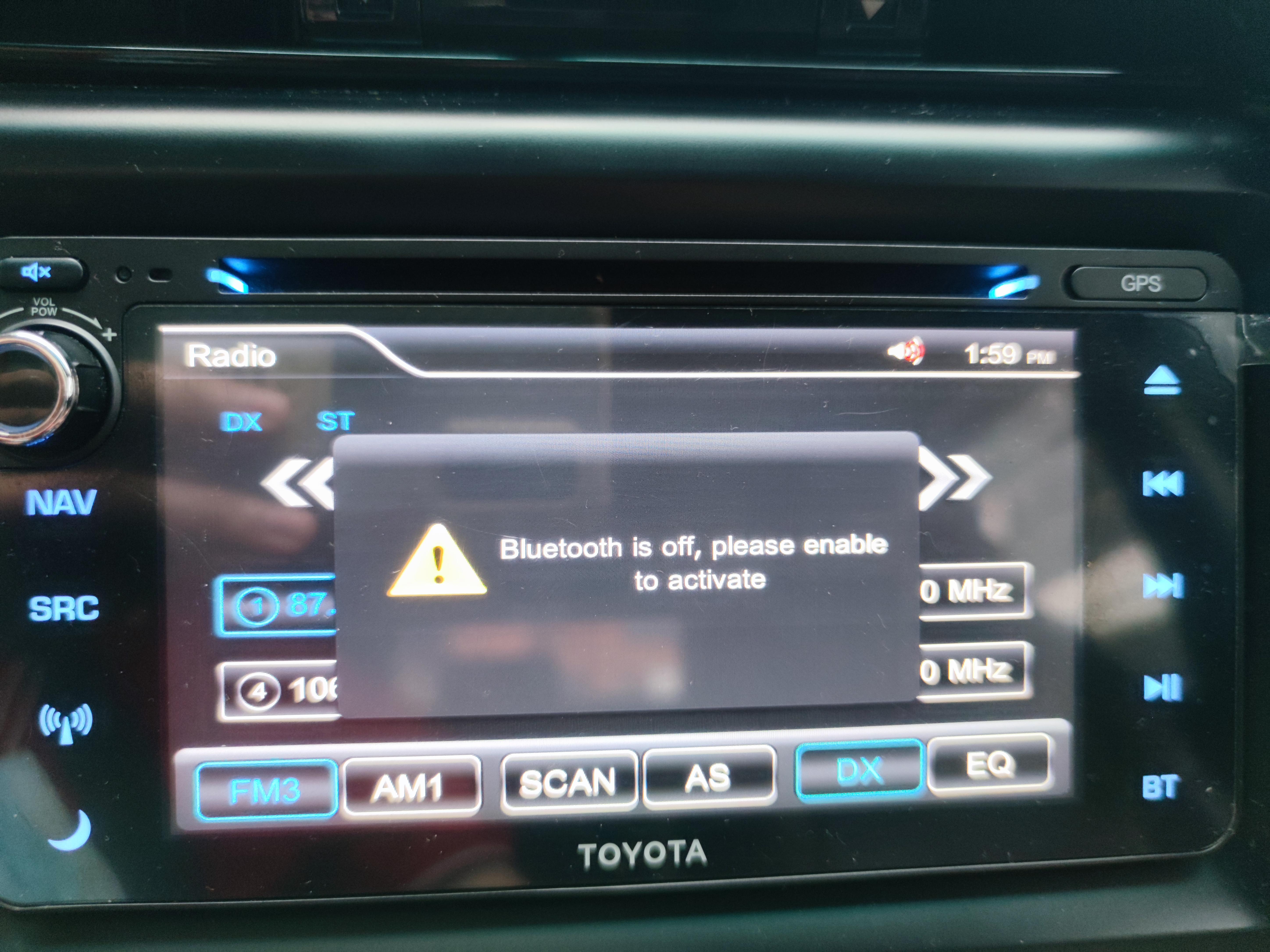How to activate Bluetooth? (Fortuner) r/Toyota