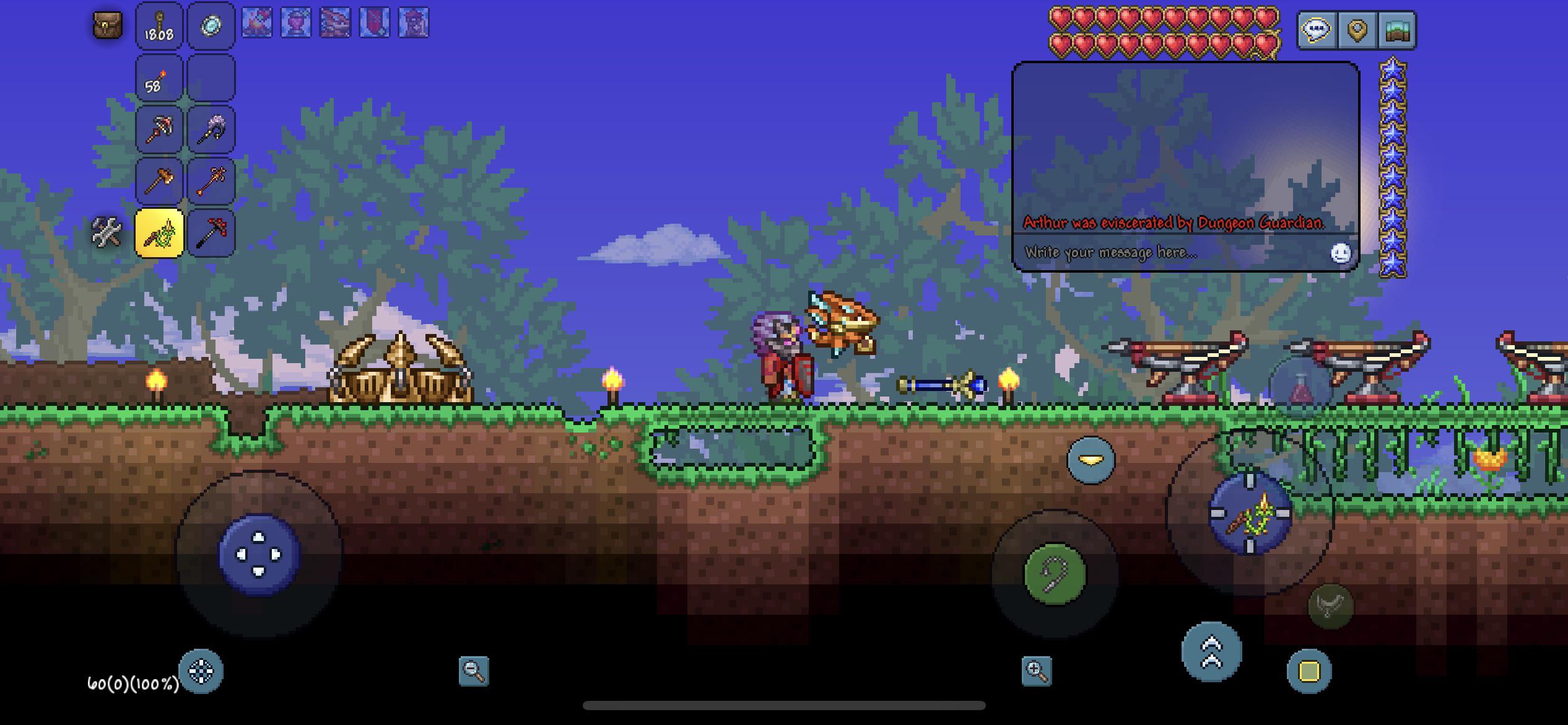 Just got killed by a dungeon guardian, even though I literally killed