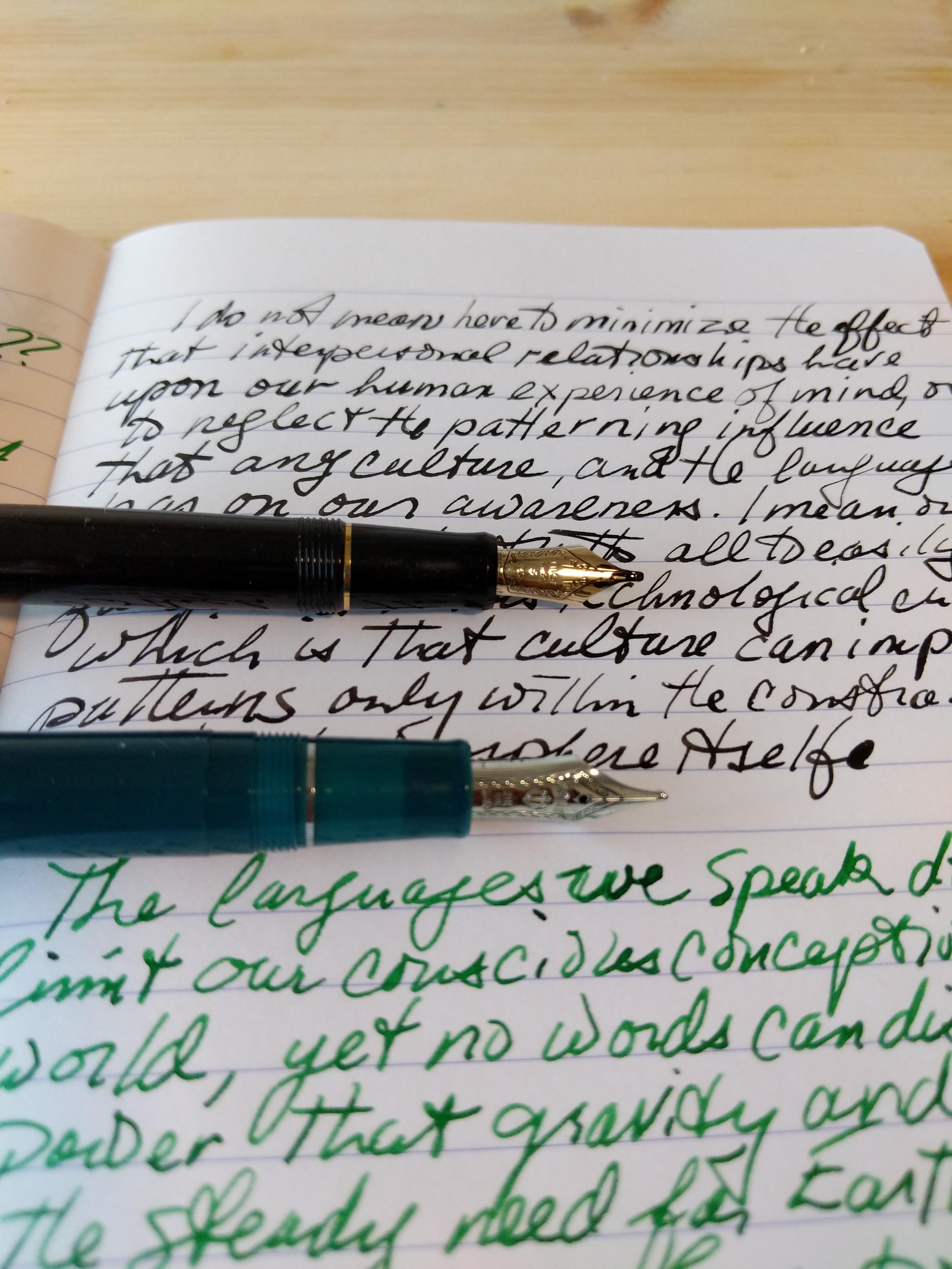 Music nib or zoom nib? fountainpens