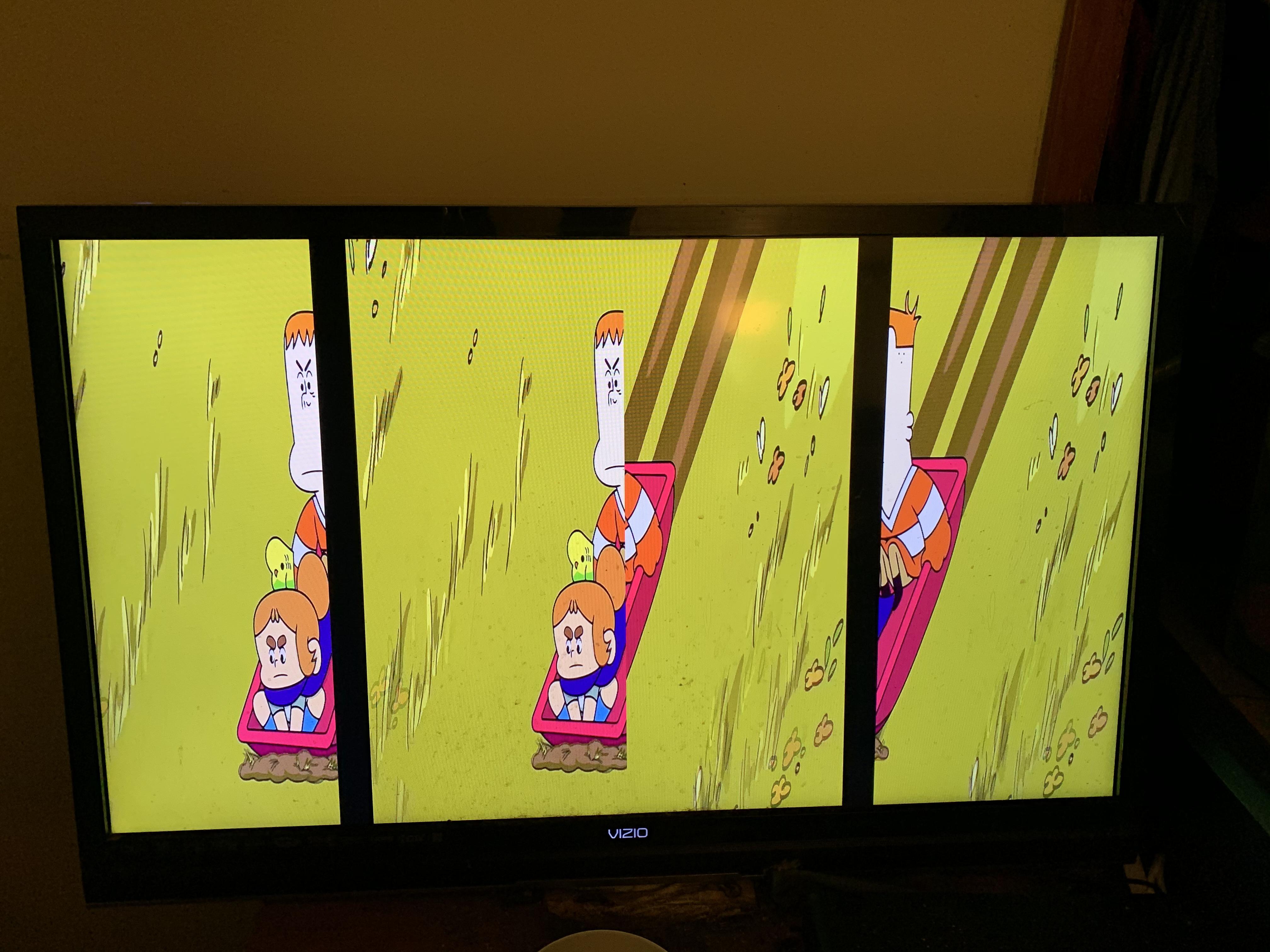 Vizio M420SL screen split into 3 : r/TVRepair
