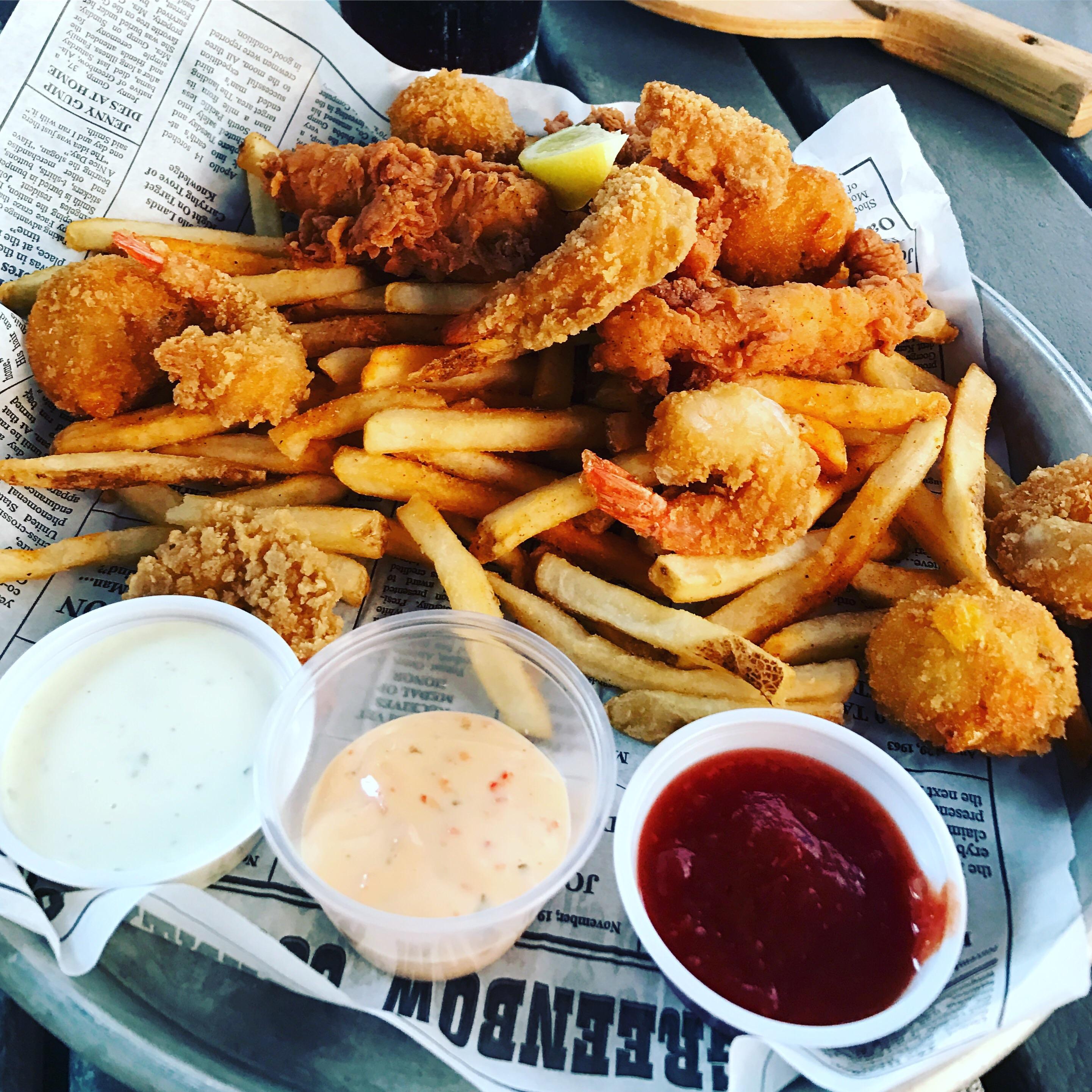 Shrimp And Hush Puppies