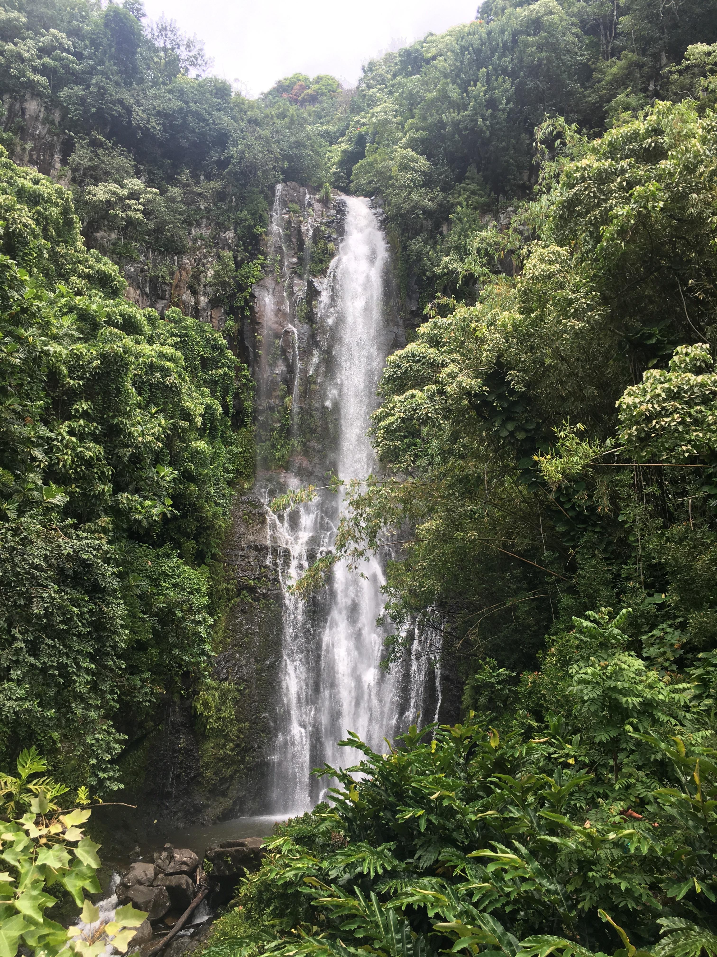 Waterfall in Maui, Hawaii [3264x2448] [OC] r/EarthPorn