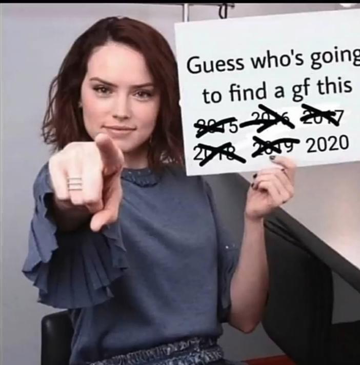 Girl with sign r/MemeTemplatesOfficial