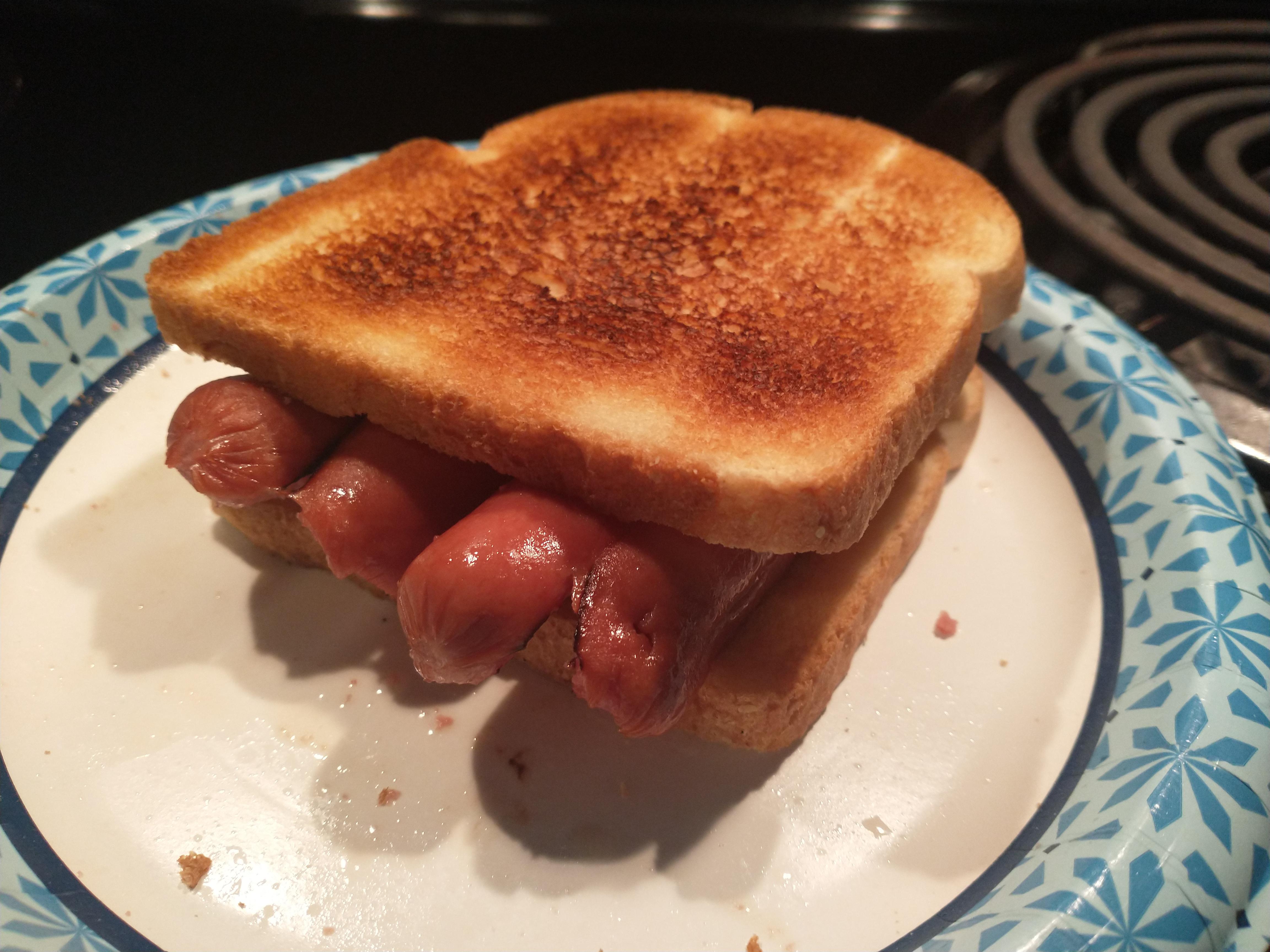 Hot Dog sandwich anyone? I grew up in these during high school as a