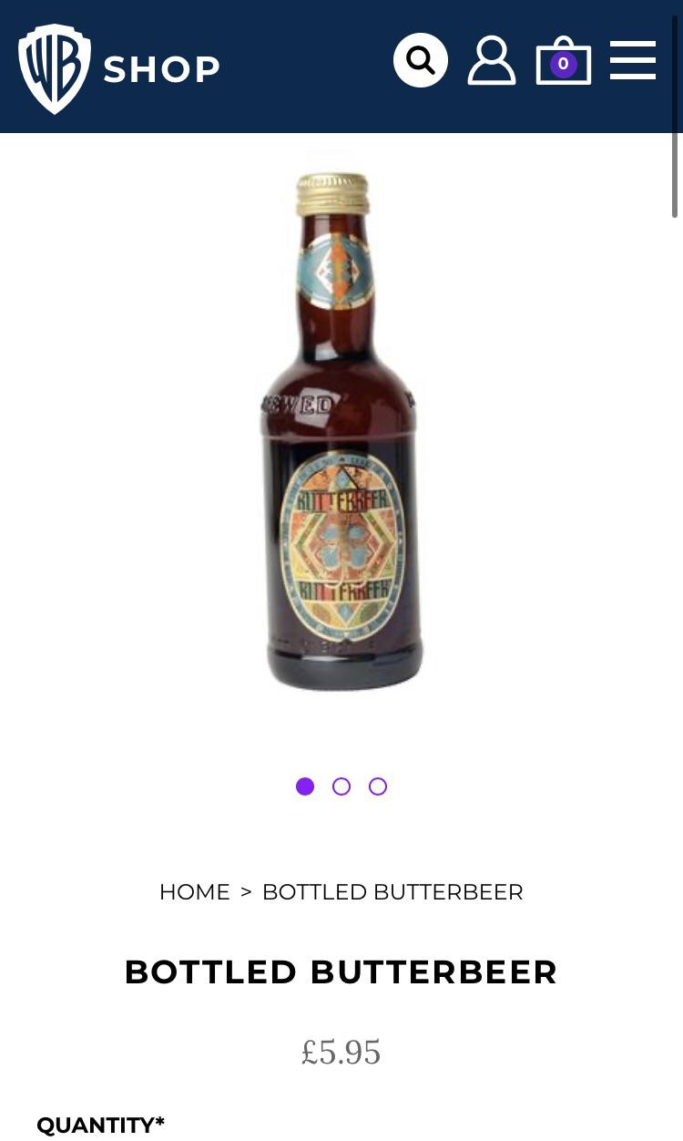 Somebody please let Carmichael know that Warner Bros is selling bottled butter beer now D r