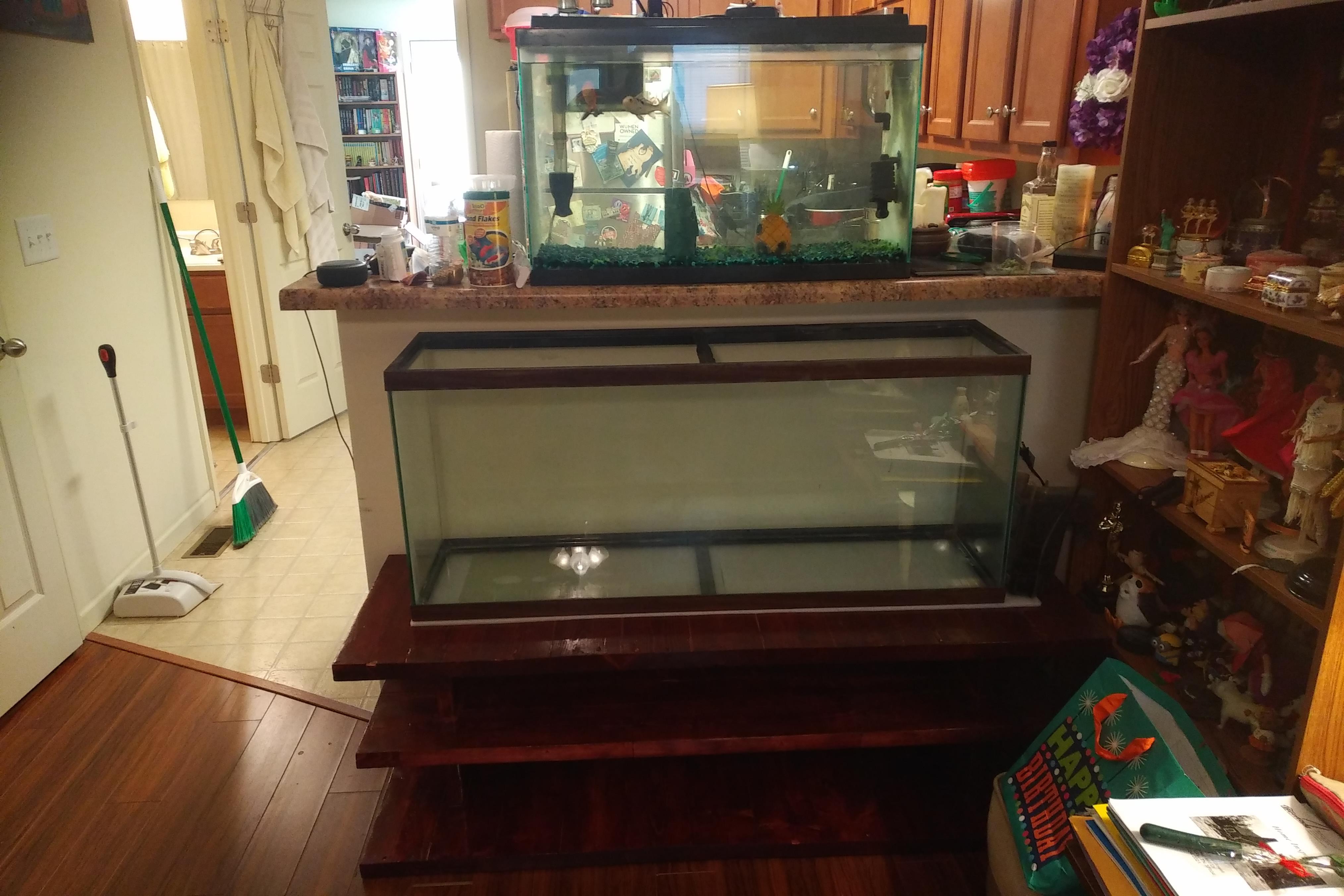 Whats the best way to use old aquarium to cycle the new larger one? r