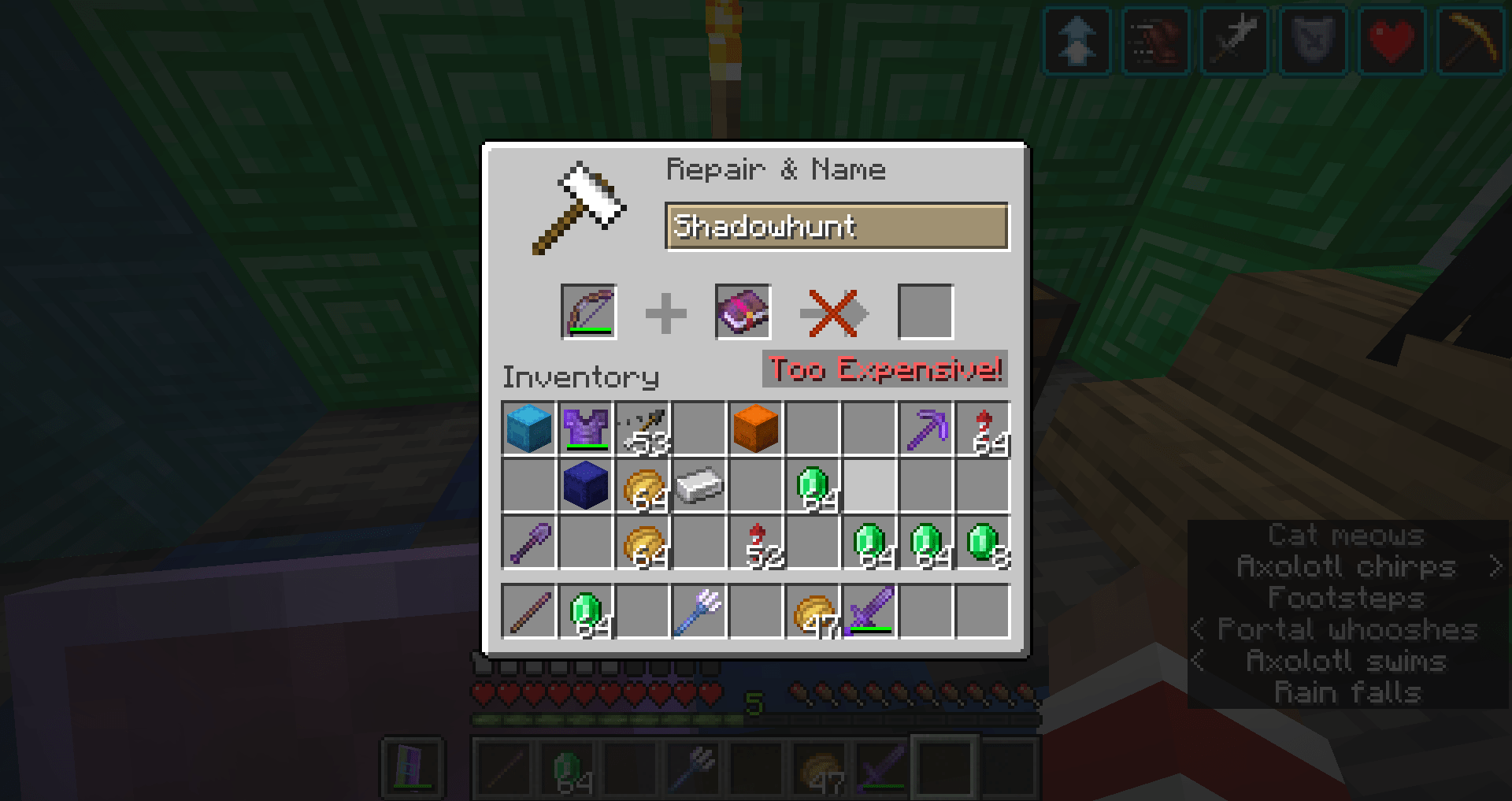 my bow has 3 enchantments on it (mending, flame, and power V) the book