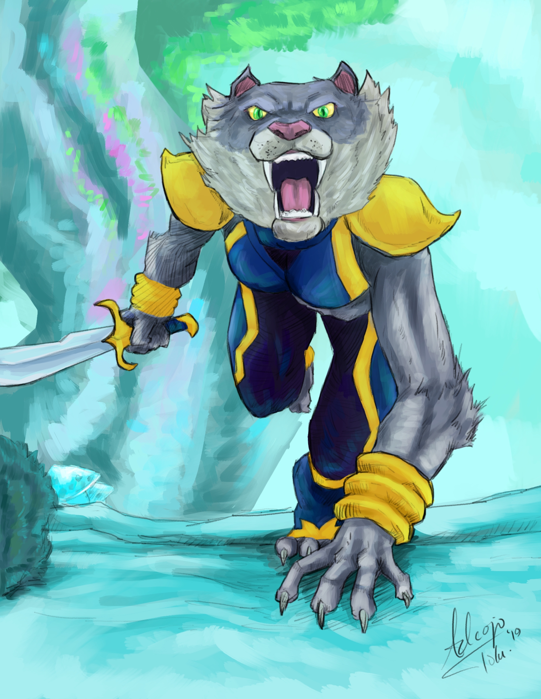 Asuri fanart r/Brawlhalla
