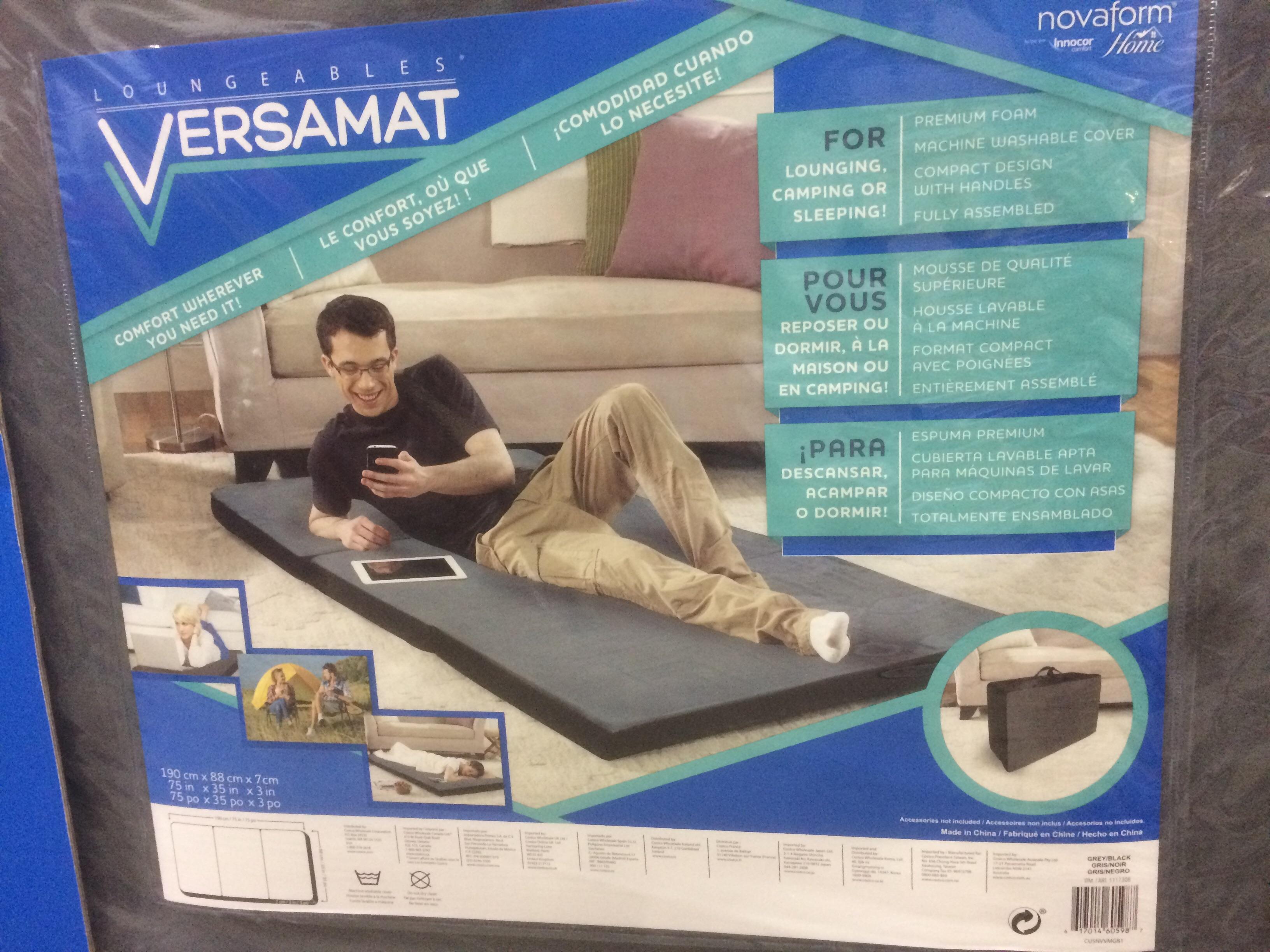 Bouldering crash pad substitute? 75"x35"x3" for 44.95 at Costco! r