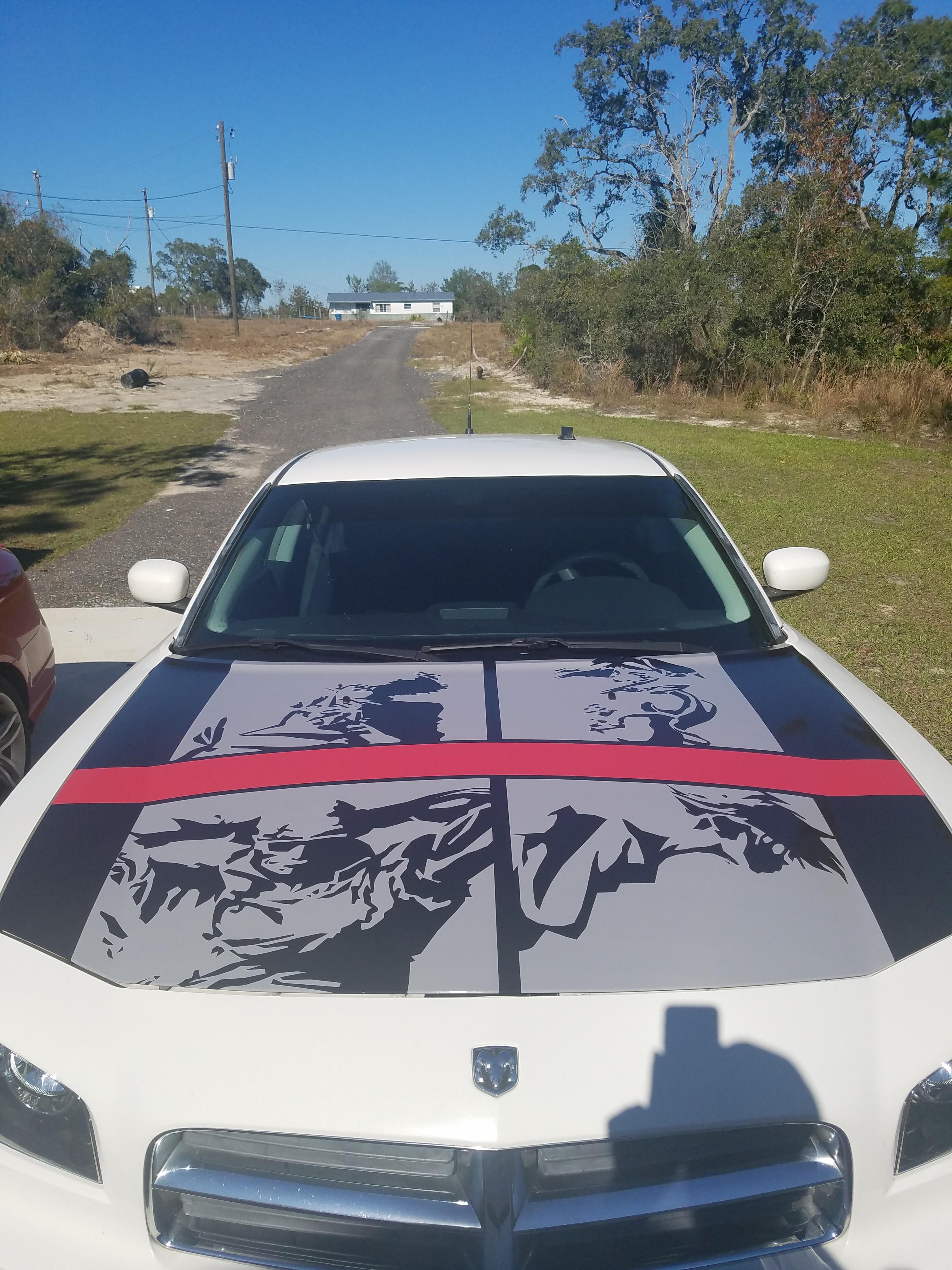 My Cowboy Bebop wrap on Dodge Charger r/Itasha