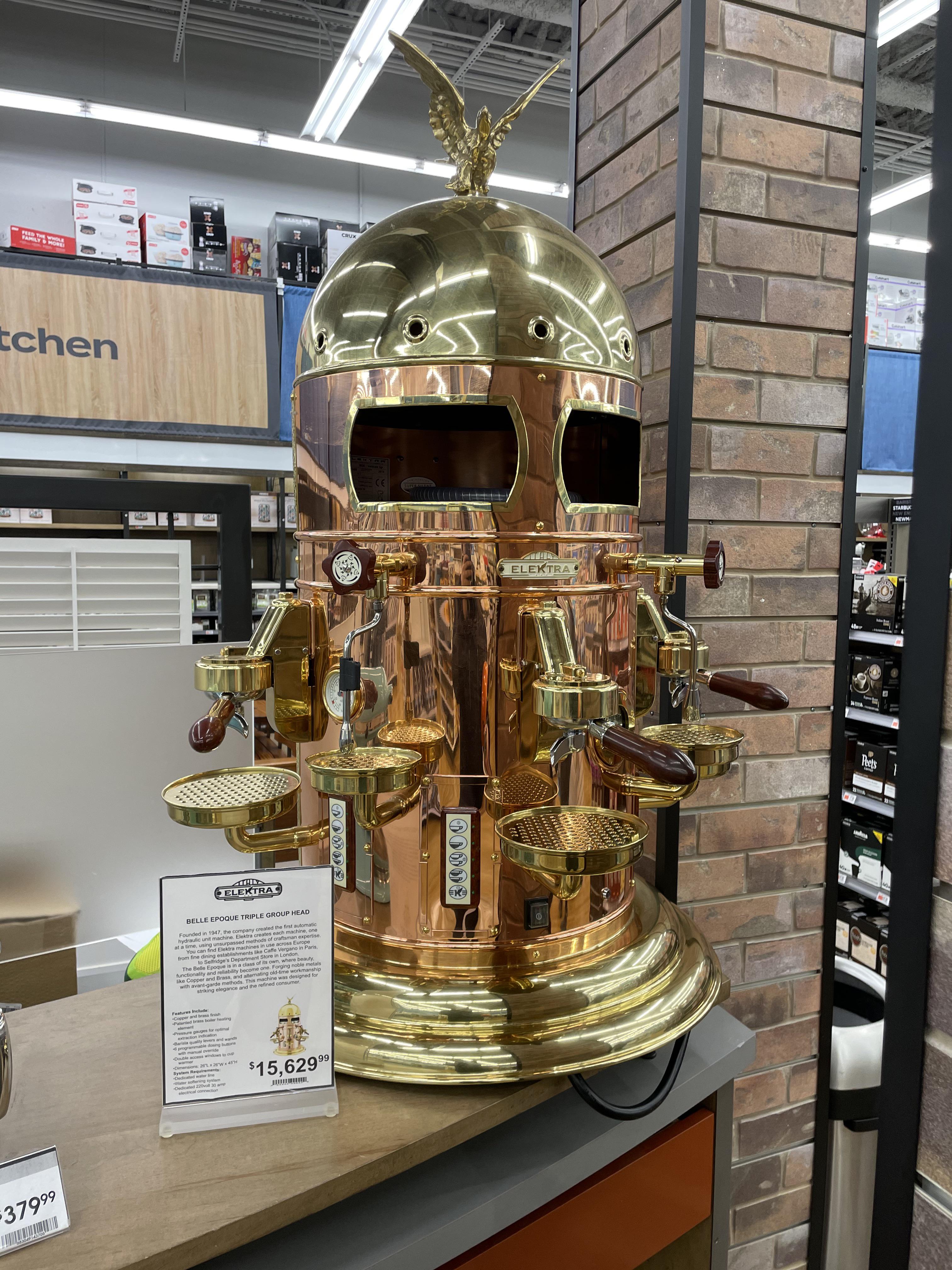 A 15,000 coffee machine at bed bath and beyond 👀 r/Luxury