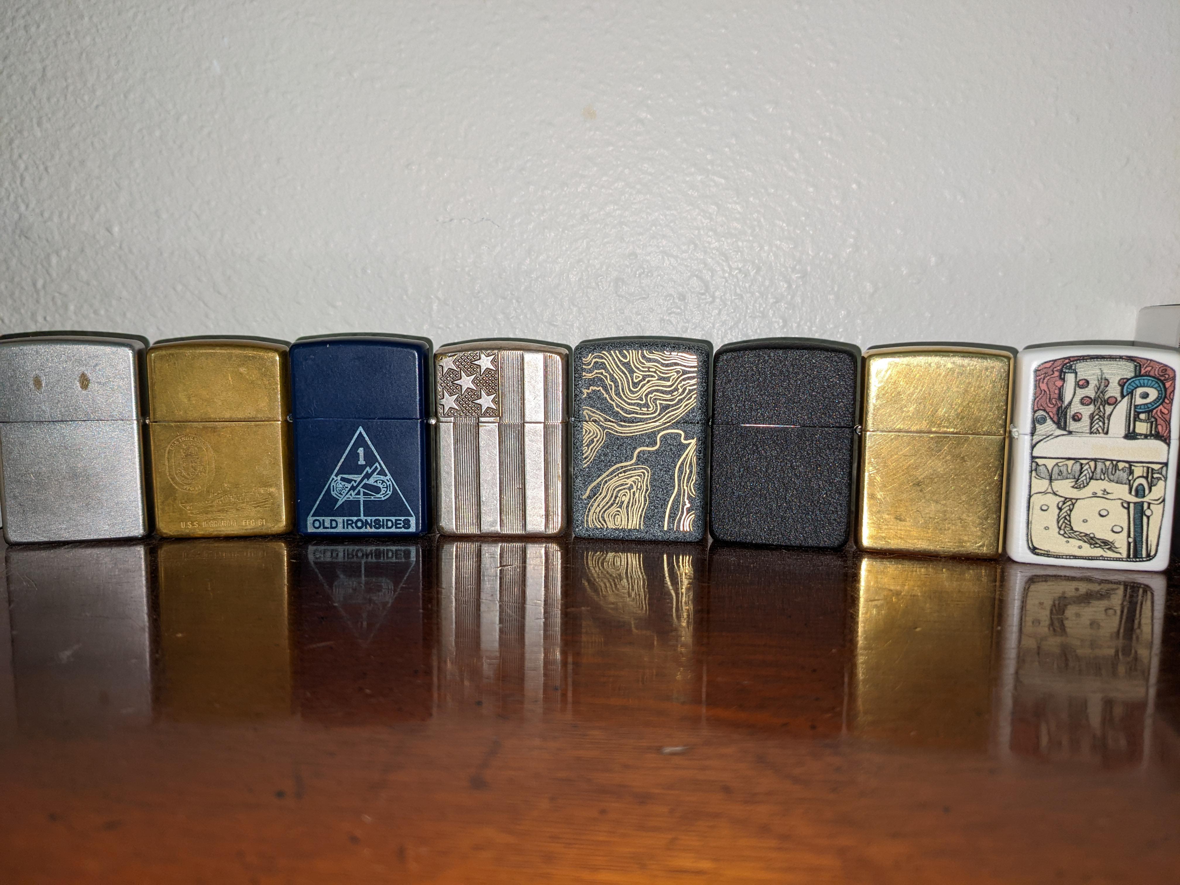 My first Zippo was a Black Crackle I found at school 13 years ago. This