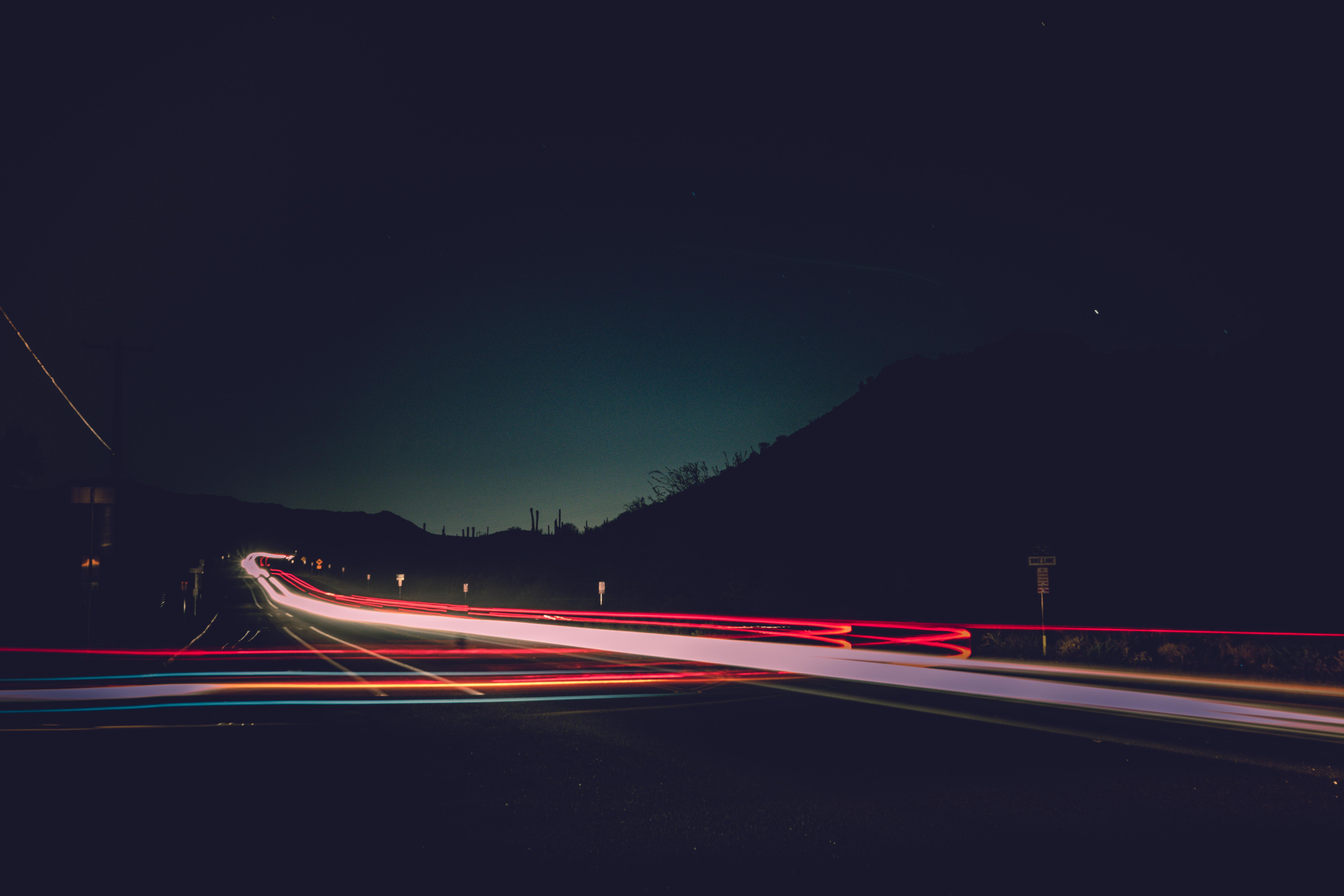 On a Dark desert highway (Bush Highway, Arizona) r/TheNightFeeling