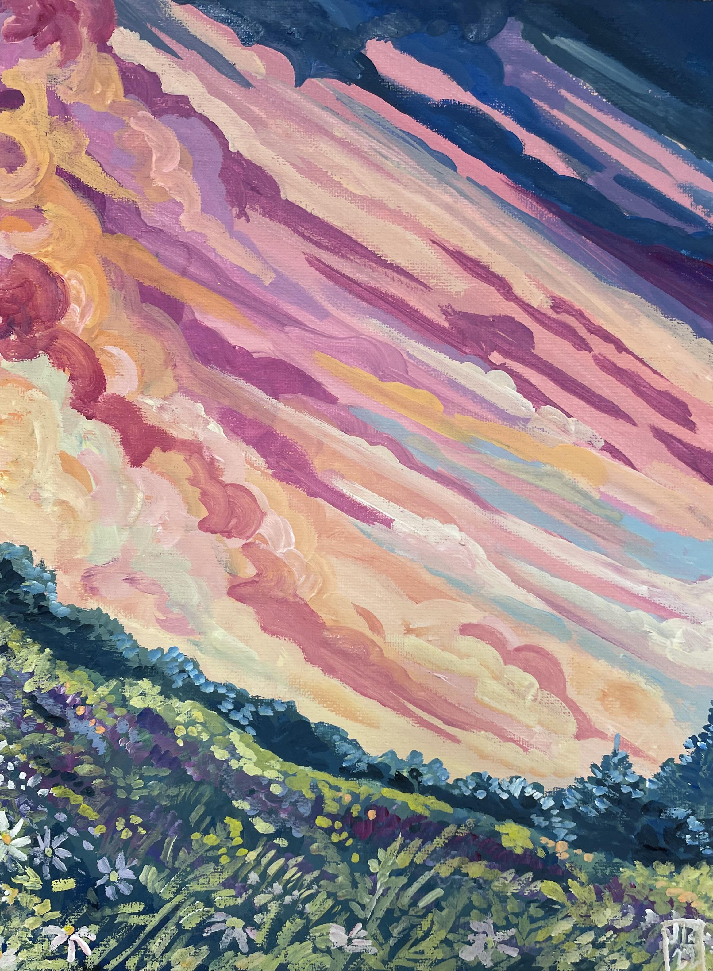 For Sale Wildflowers, Acrylic on Canvas, 2022 r/artstore