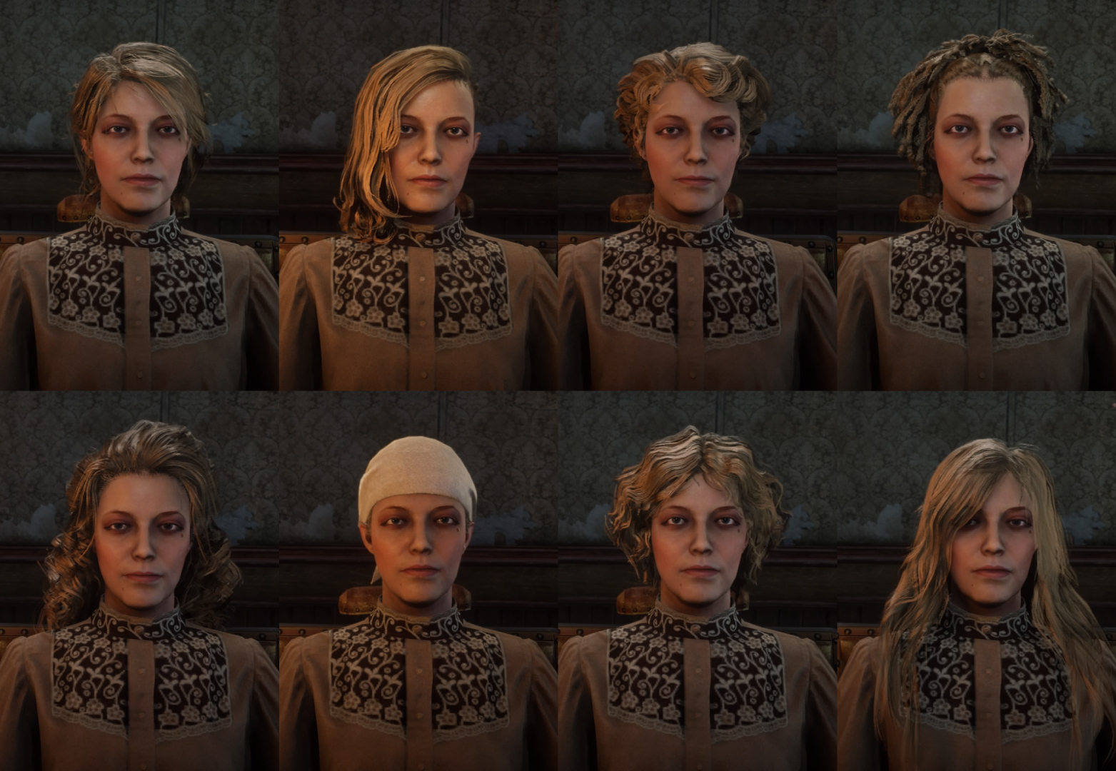 Red dead online hairstyles