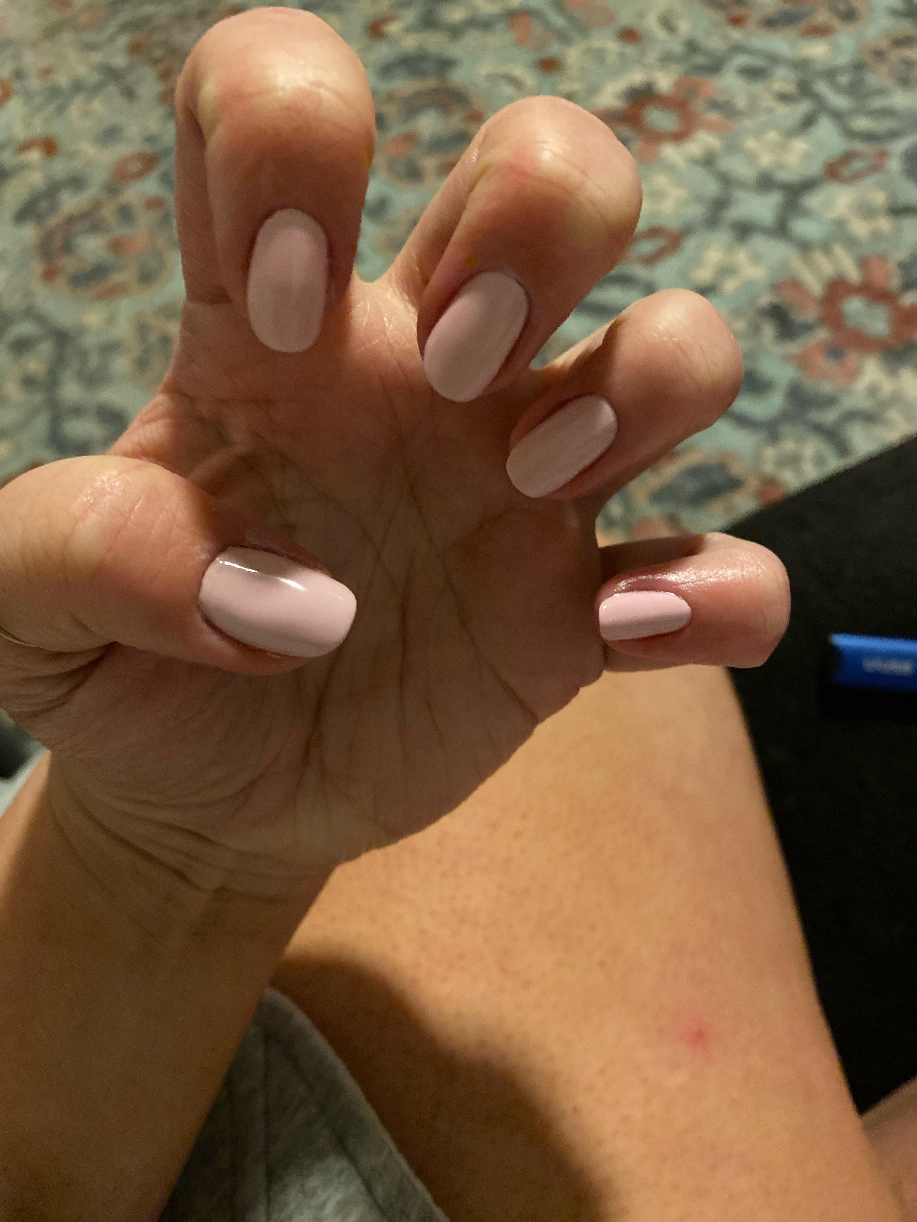 These are my natural nails! I started growing them while I was pregnant but but them off a few