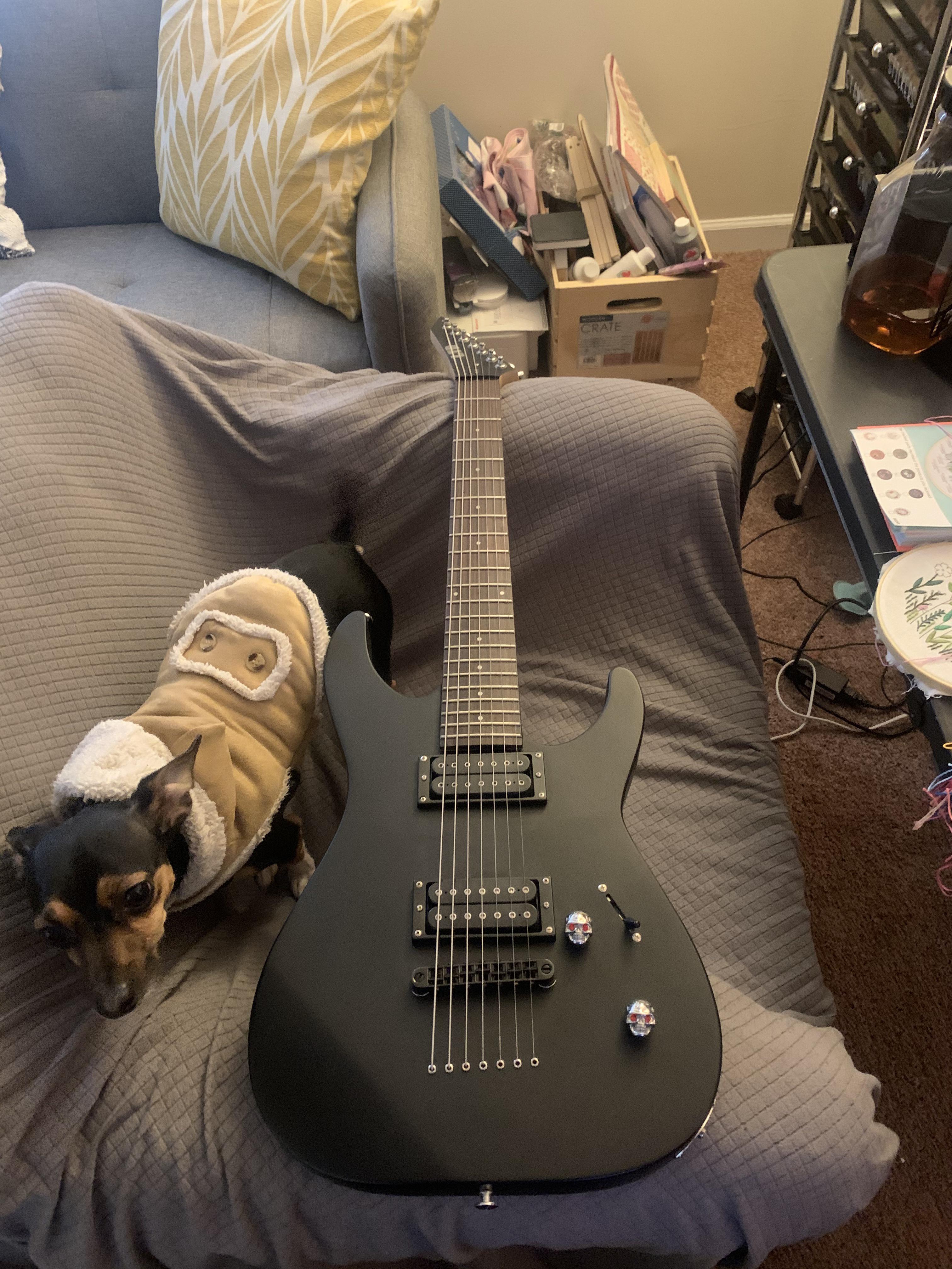 Fingerstyle player here. Picked up my first electric today... and it’s a 7 string. Very