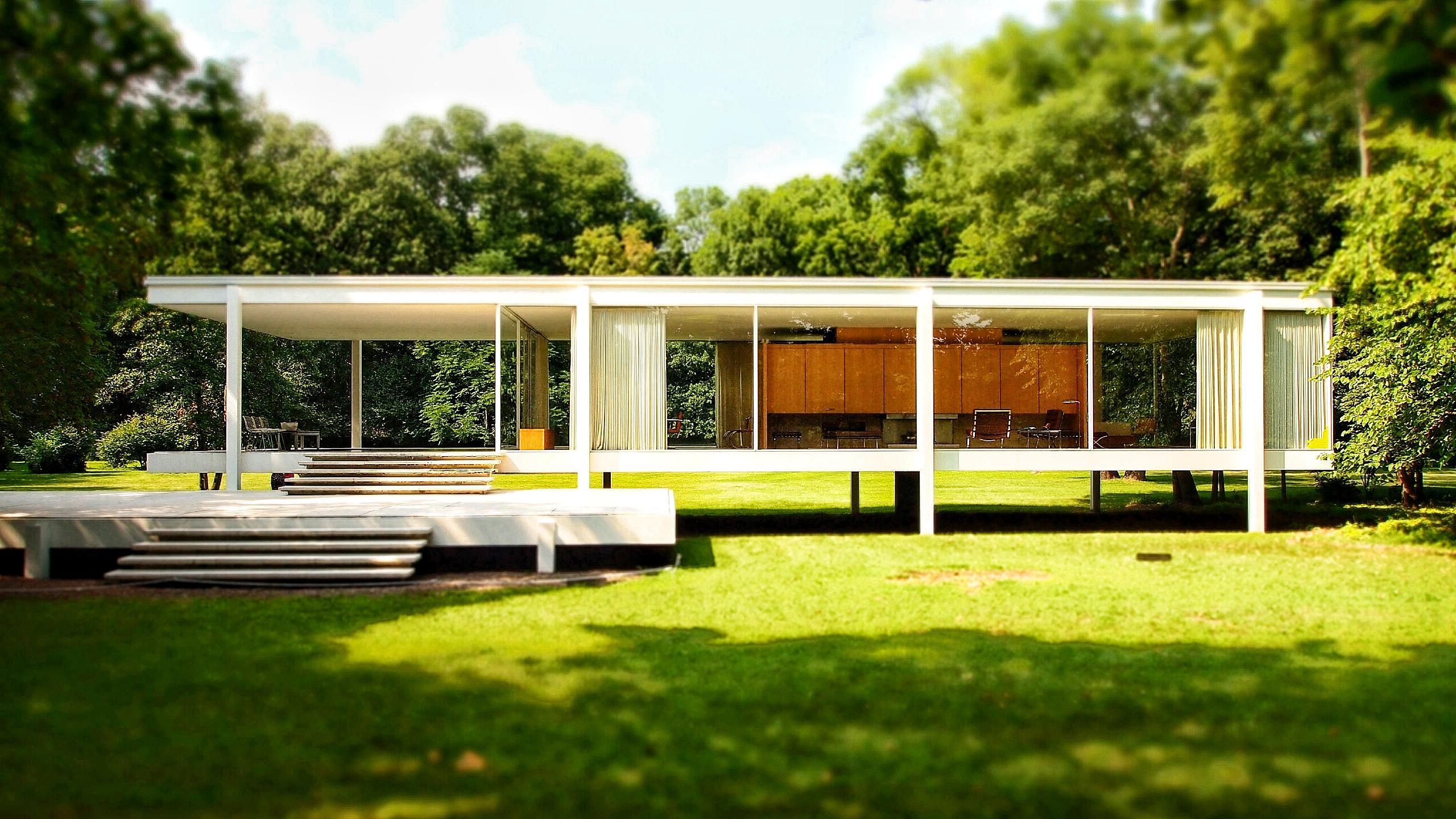 The Farnsworth House by Ludwig Mies van der Rohe. Plano, Illinois [2560