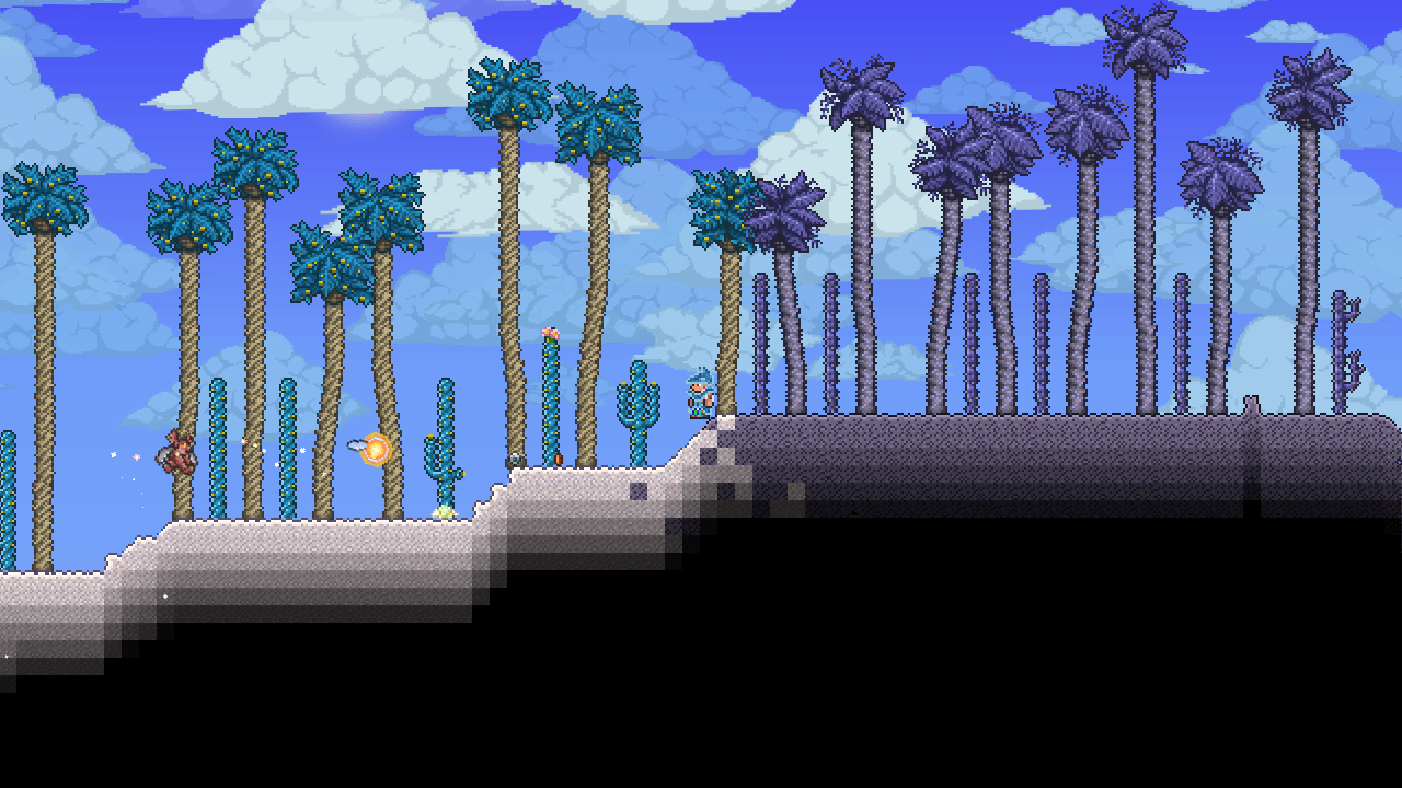 we did it, a hallowedcorrupted desert r/Terraria