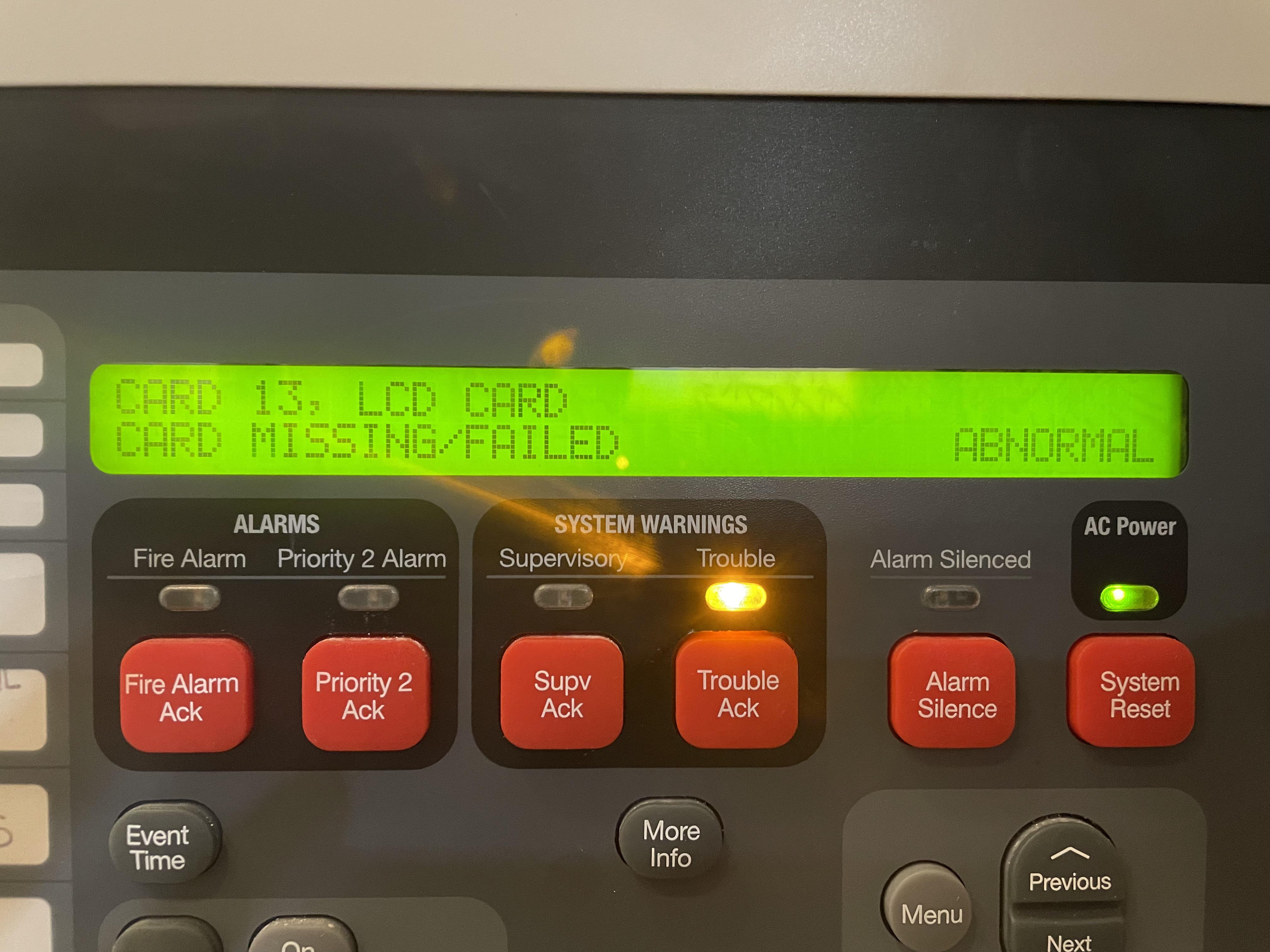 Help with Simplex 4100U It won’t stop going off. More info in