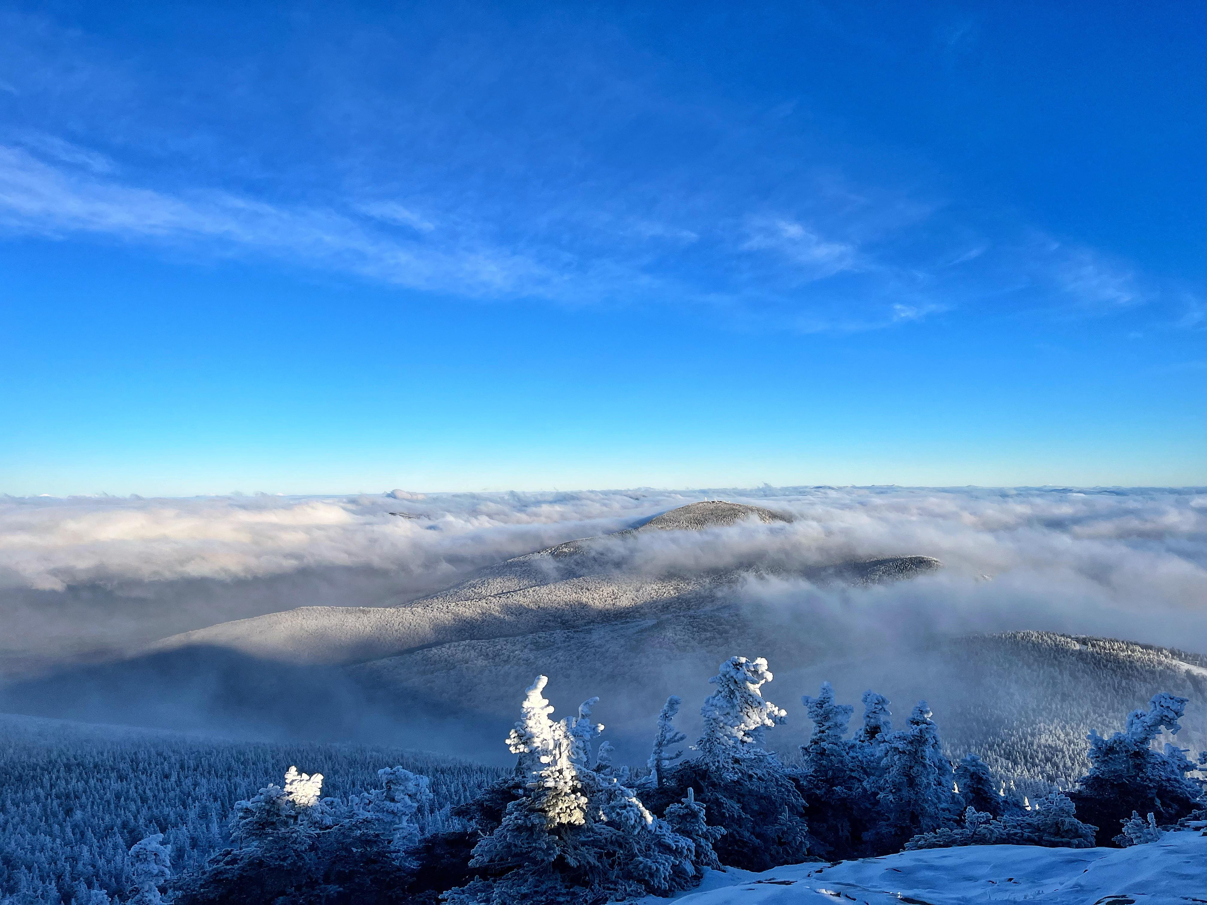 Today had the best inversion I’ve ever seen in Vermont. Absolutely mind