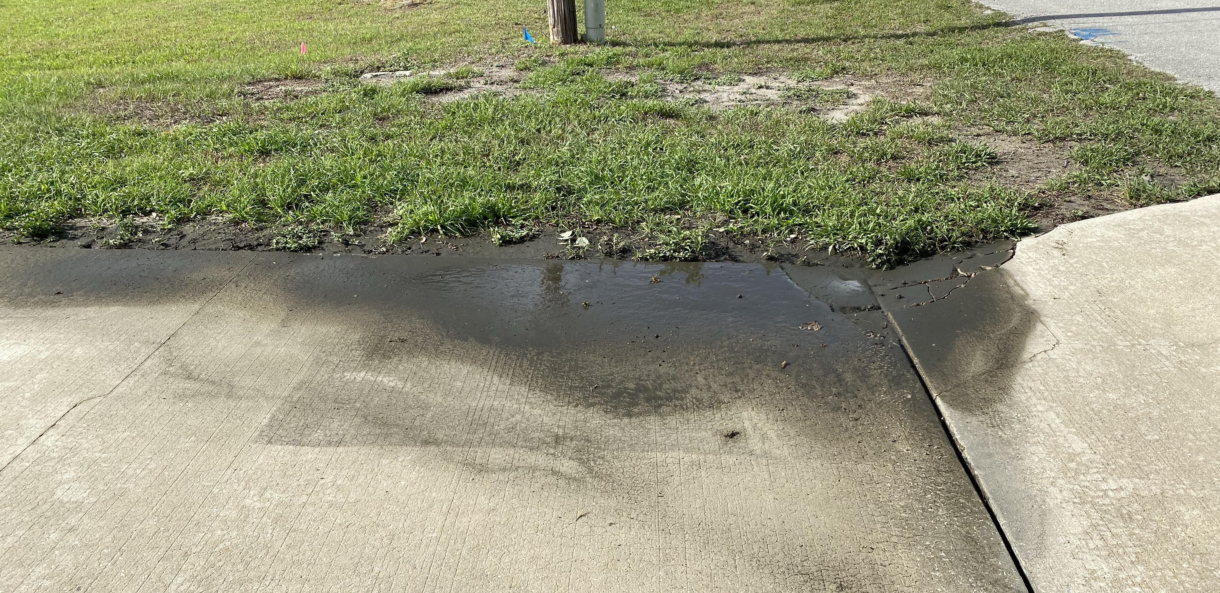 Is there any thing that can be done to keep water from pooling here