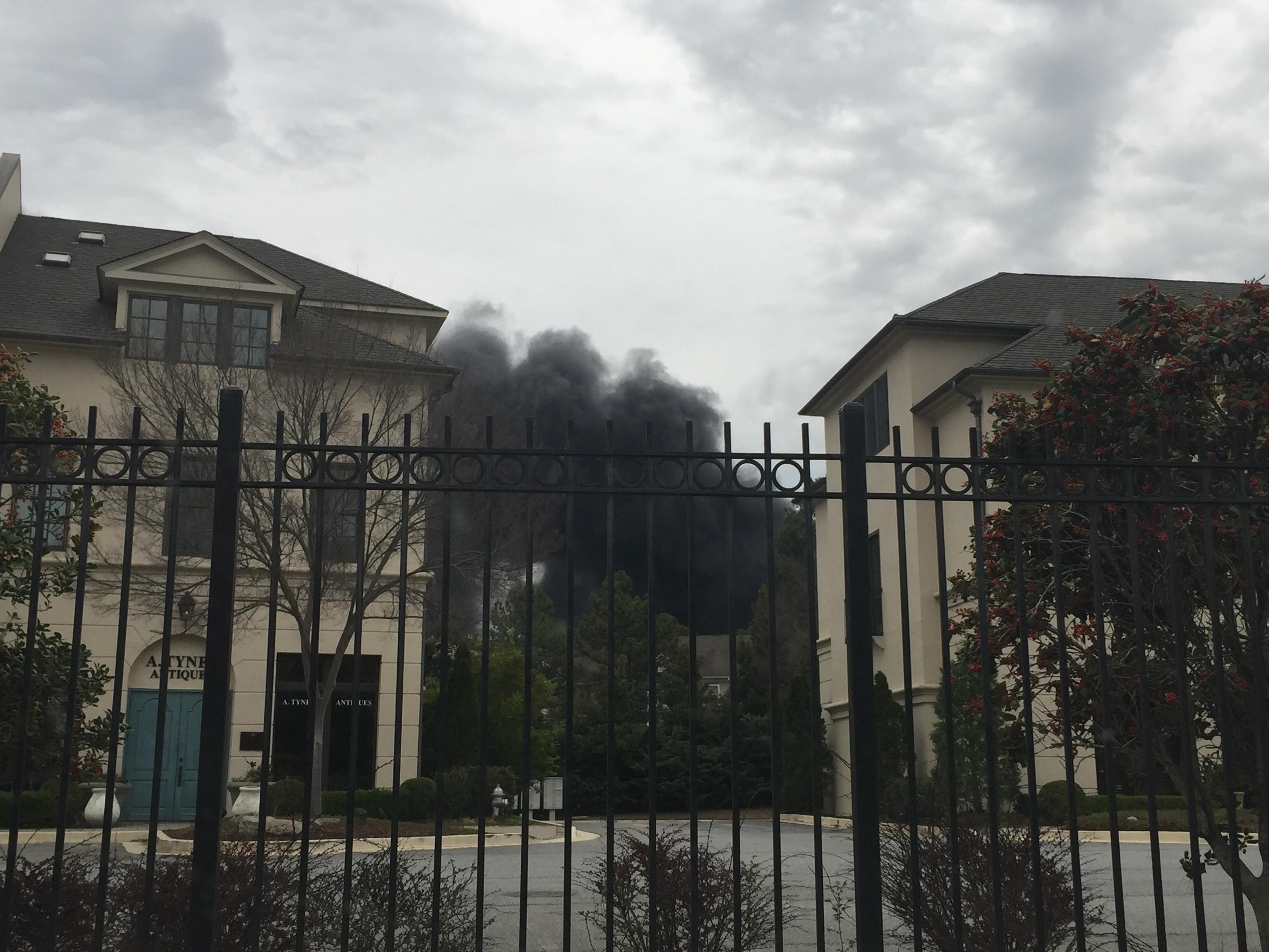 Fire on Piedmont by I85 ramp r/Atlanta