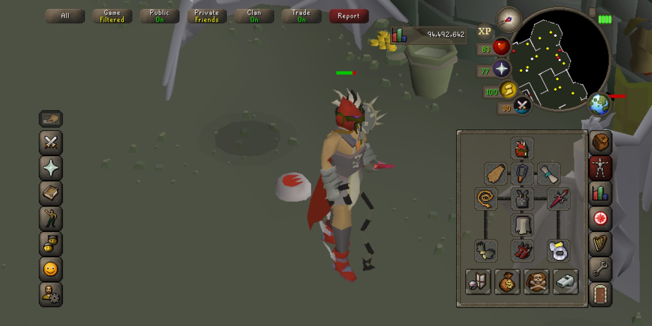 Petition to change the colour of the volcanic whip on mobile 2007scape