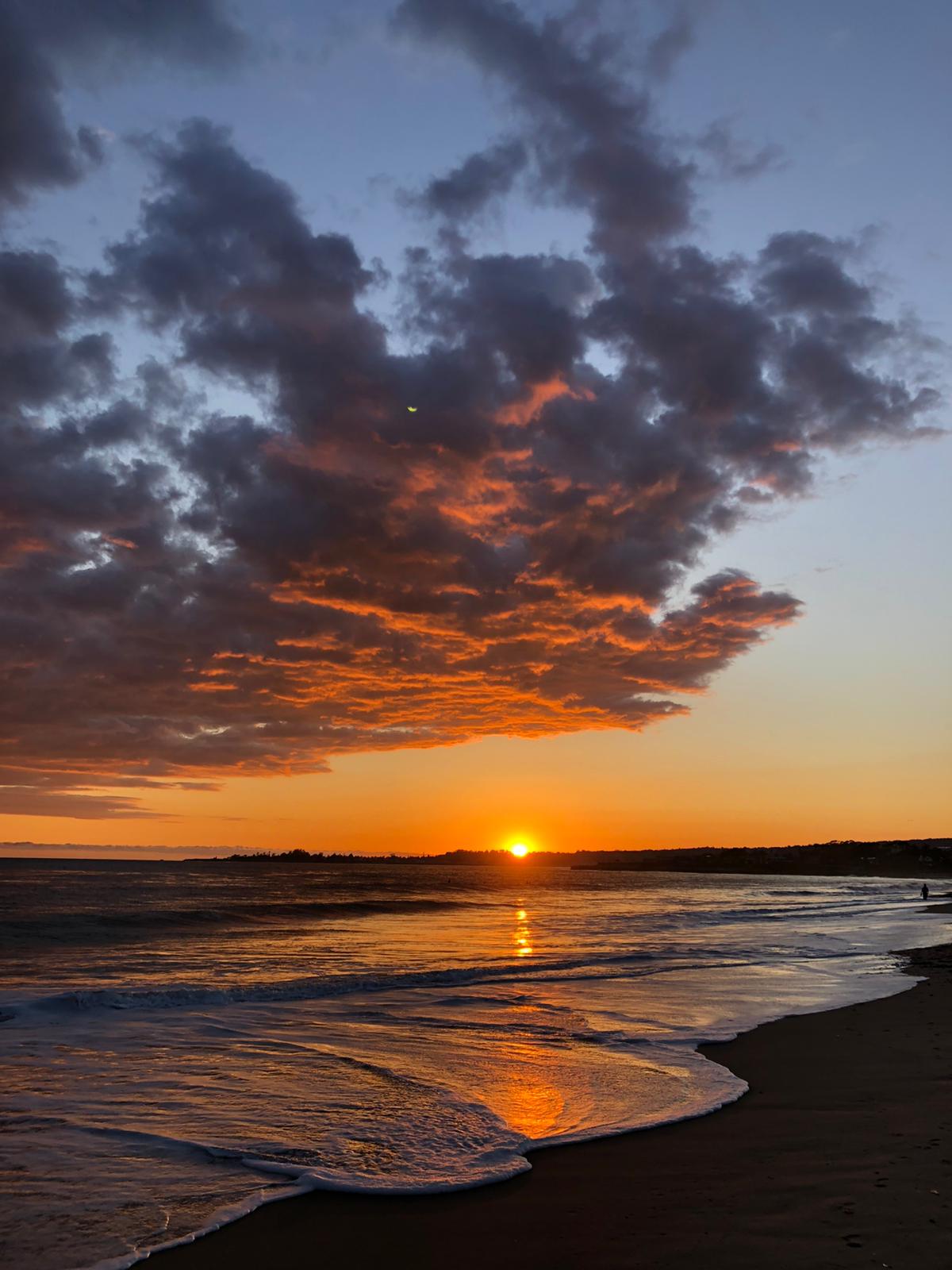 Sunset over Santa Cruz from Moran Lake Beach r/santacruz