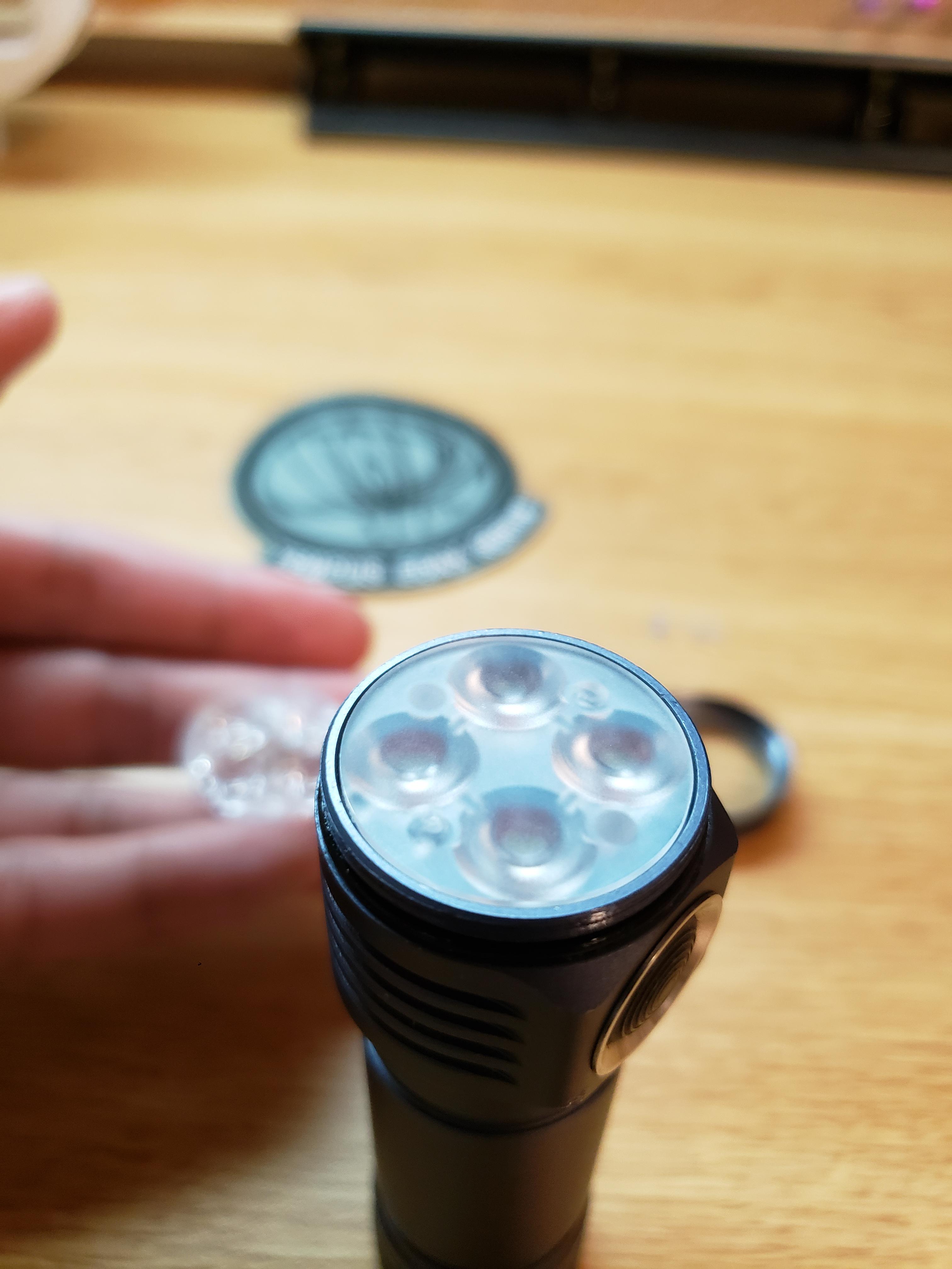 [NOD] New frosted optics for my D4! r/flashlight