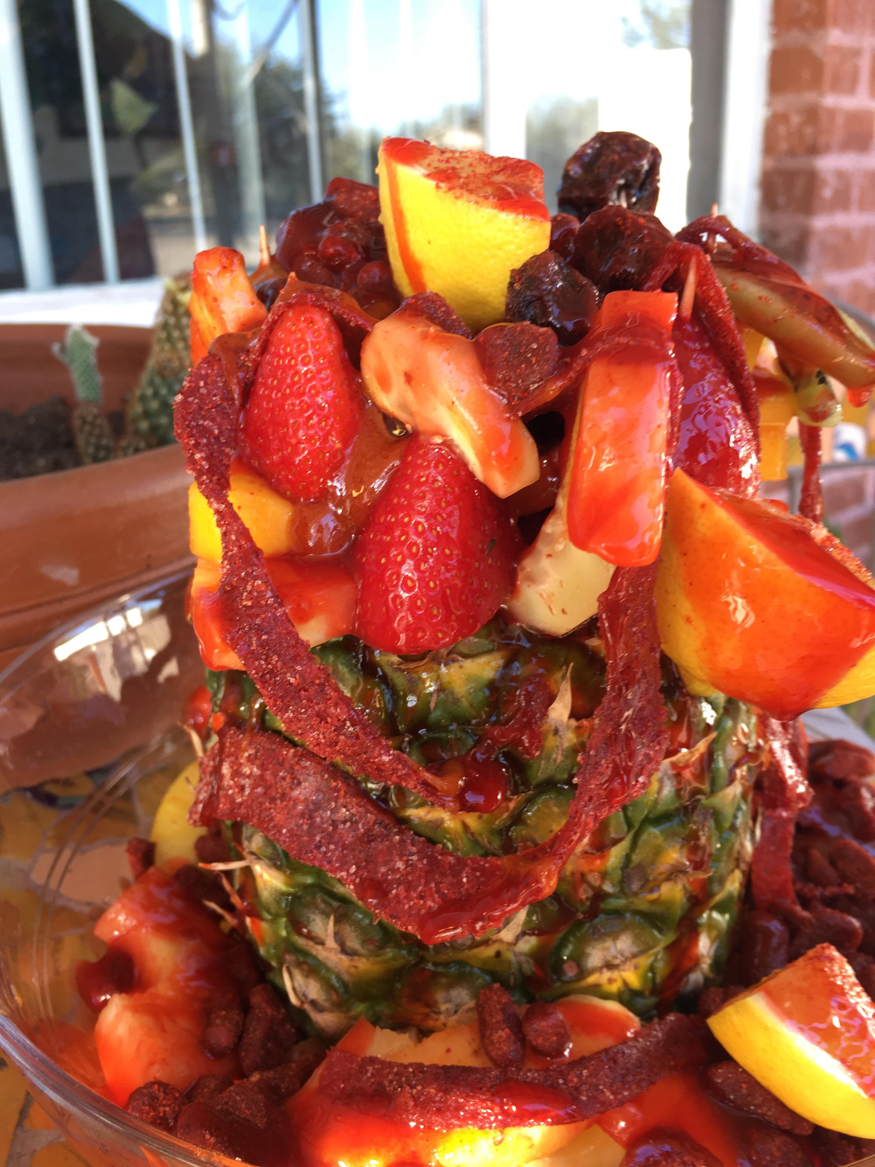 [homemade] Pina Loca, I made with my niece. r/food