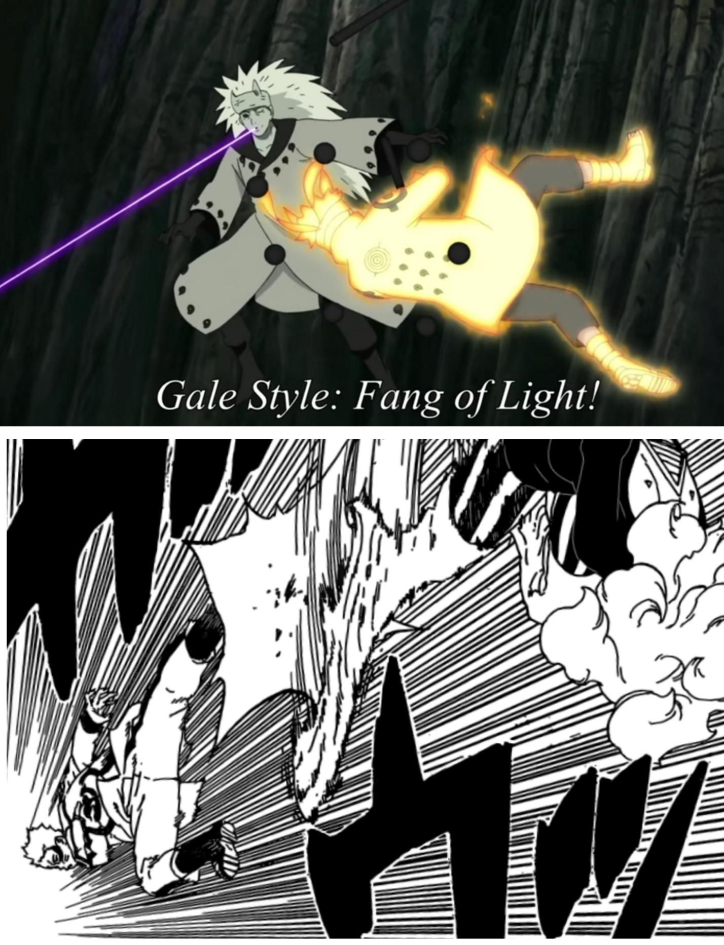 So Delta is faster than speed of light? Naruto should have dodge her